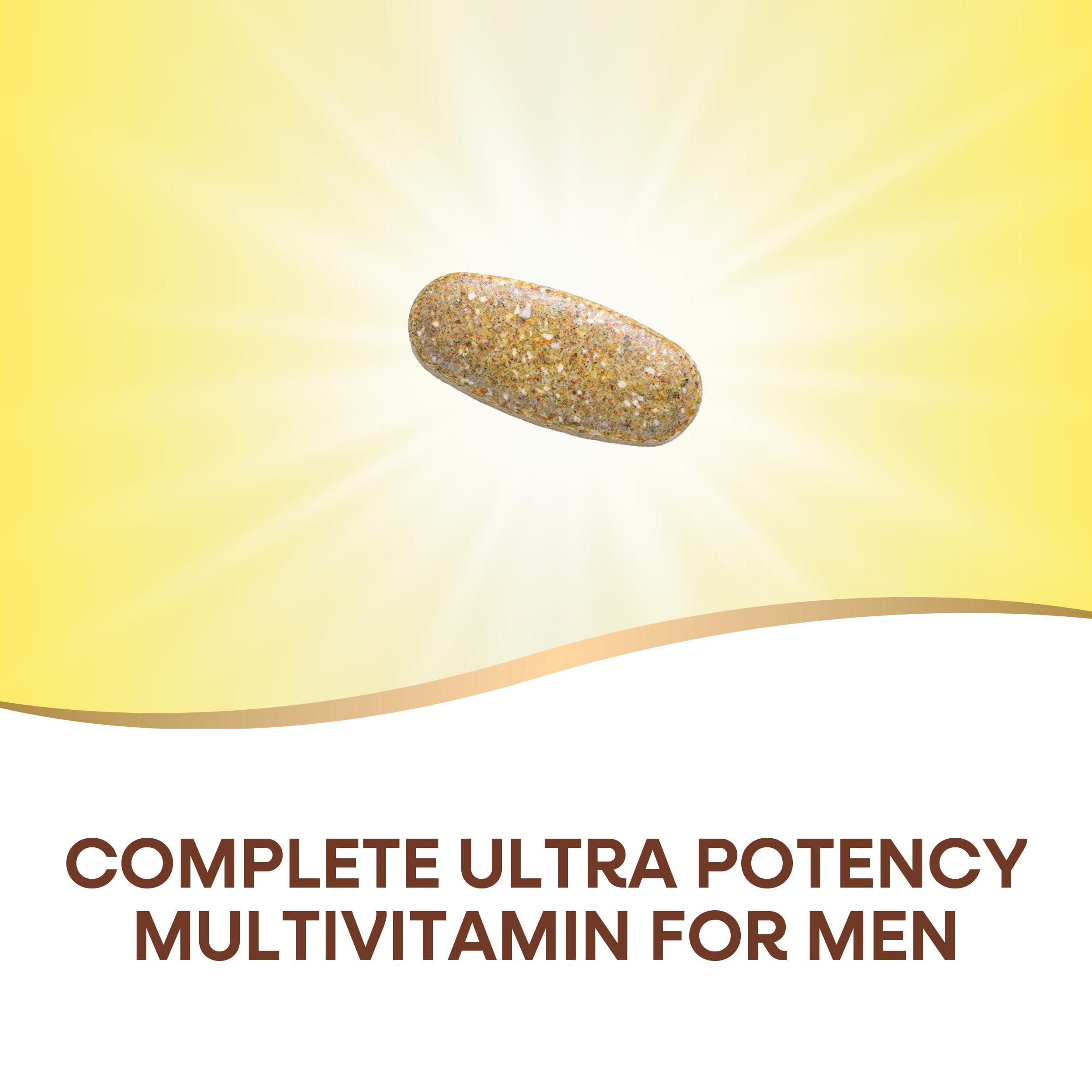 Nature's Way Alive! Men's Daily Ultra Multivitamin, High Potency Formula, Promotes Healthy Heart & Muscle Function*, with Methylated B12, Gluten Free, 60 Tablets - Image 2