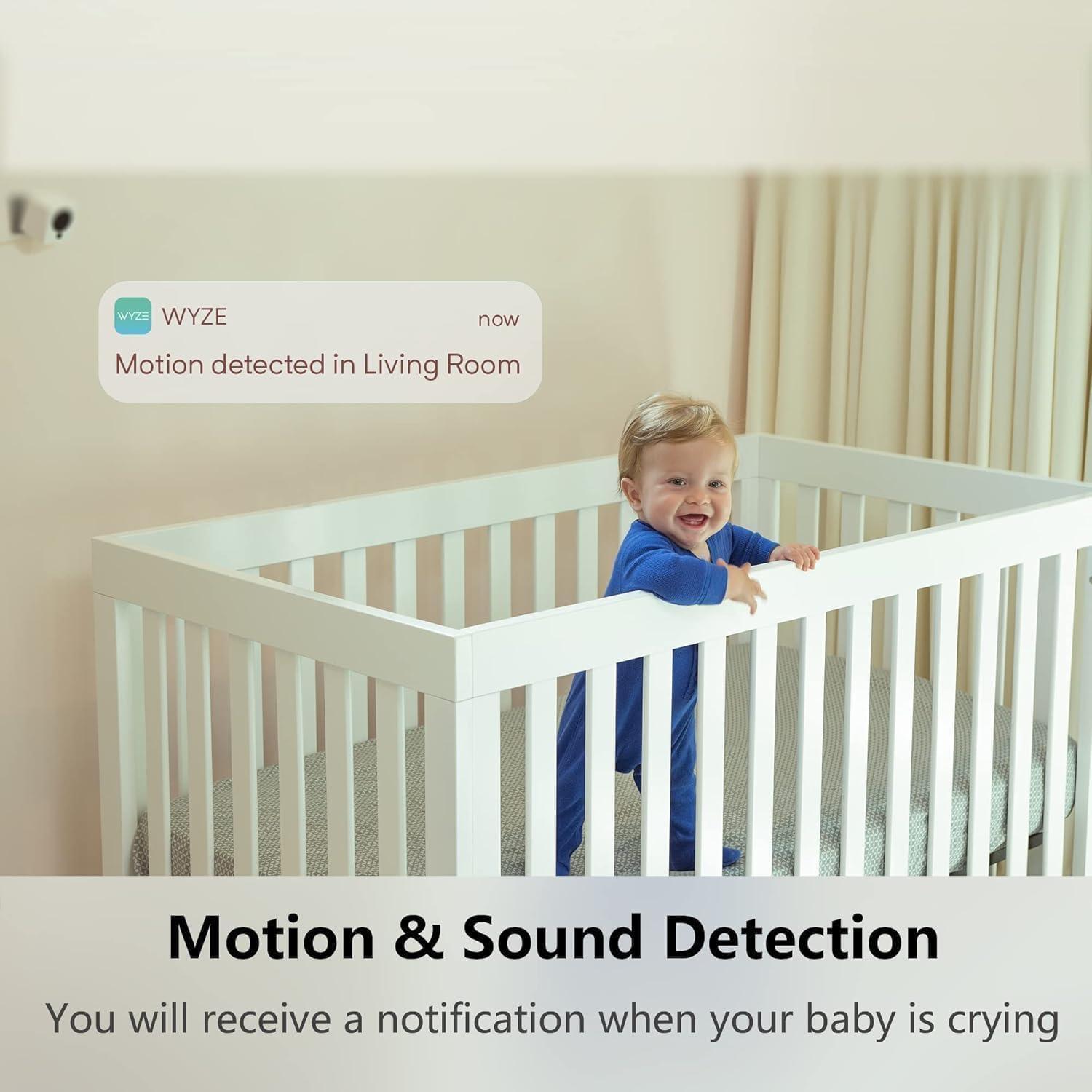 Cam V3 Smart Home Security Camera, Indoor/Outdoor Use, IP65-Rated 1080p Plug-in, Color Night Vision, Motion Detection, Two Way Audio, Works with Alexa, Google Assistant, Cam V3+32GB Micro SD Card - Image 2