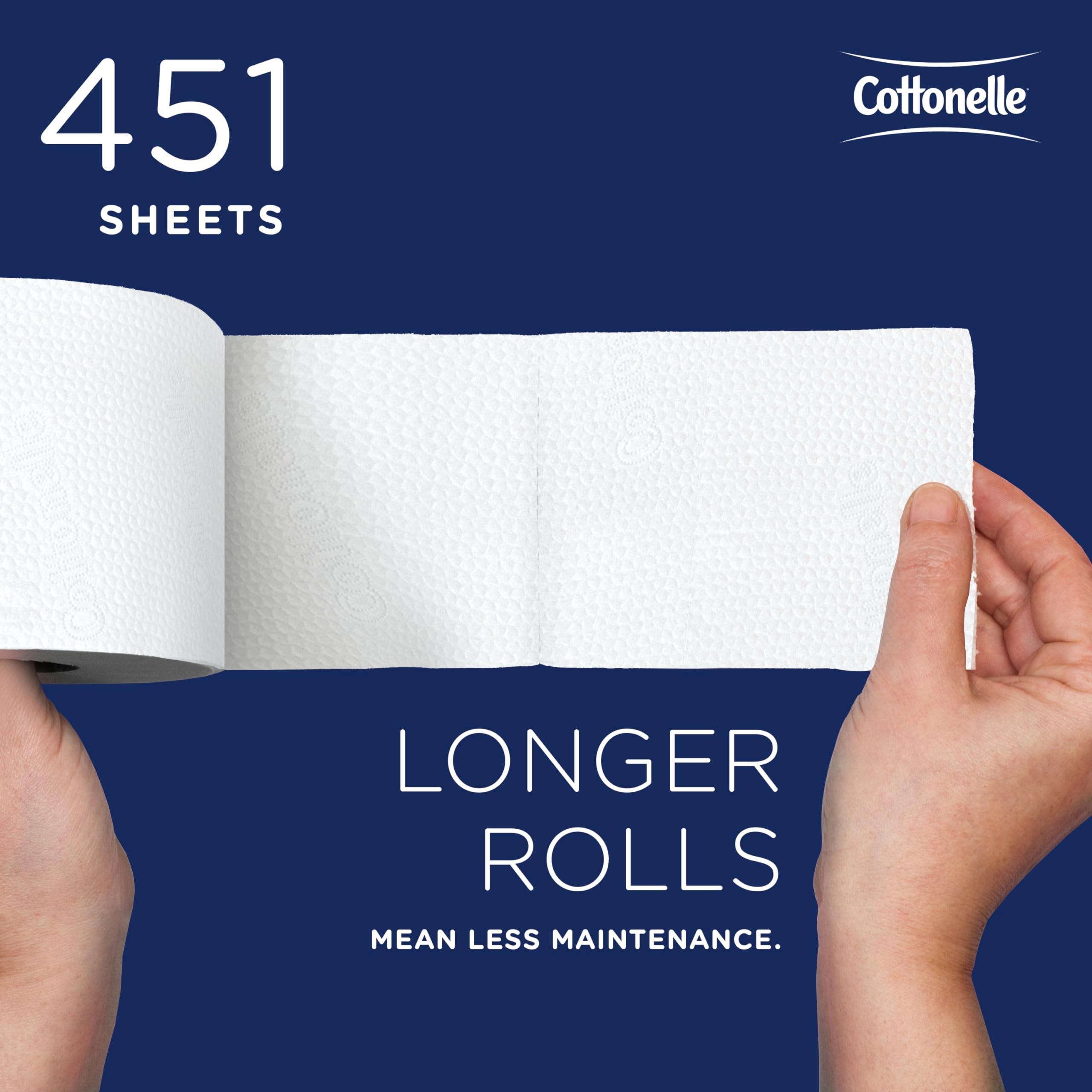 Cottonelle Professional Standard Roll Bulk Toilet Paper (13135), 2-Ply, White, Compact for Easy Storage (20 Rolls of 451 Sheets, 9,020 Sheet Total) - Image 7