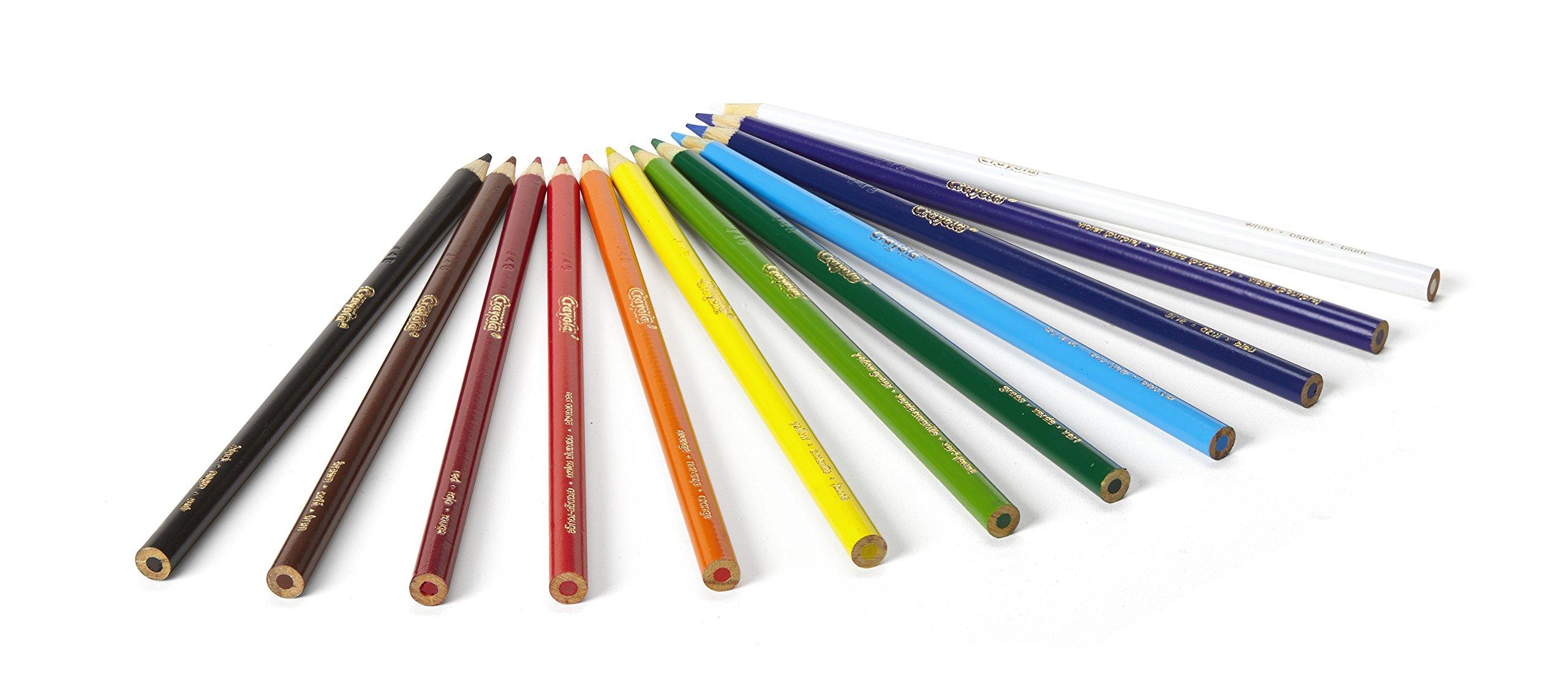 Crayola Colouring Pencils - Assorted Colours (Pack of 12) | A Must-Have for All Kids Arts & Crafts Sets | Ideal for Kids Aged 3+ - Image 3