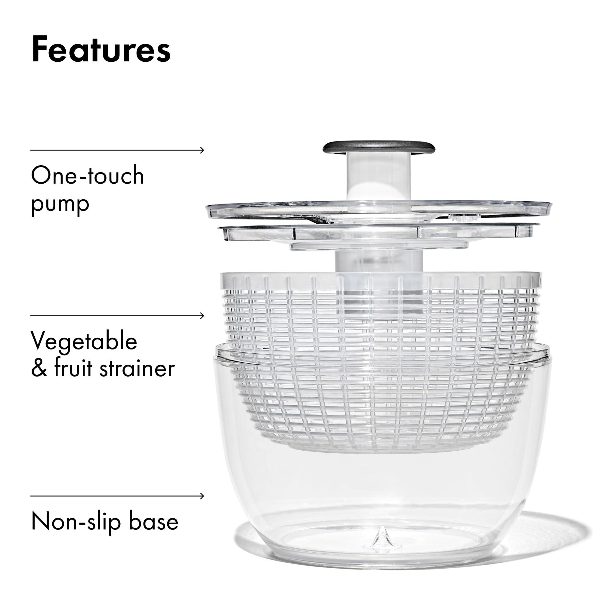 OXO Good Grips Salad Spinner, Fruit Washer and Lettuce Spinner - Image 8