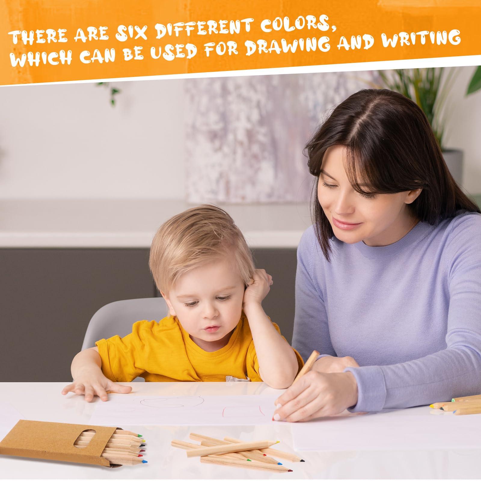 TBoxBo 150Packs/900Pcs Colored Pencils Bulk Mini Drawing Pencils Set for Kids, 3.5inch Short Fat Color Pencils for Adult Coloring Books, Classroom School Drawing Birthday Wedding Party Favors - Image 5