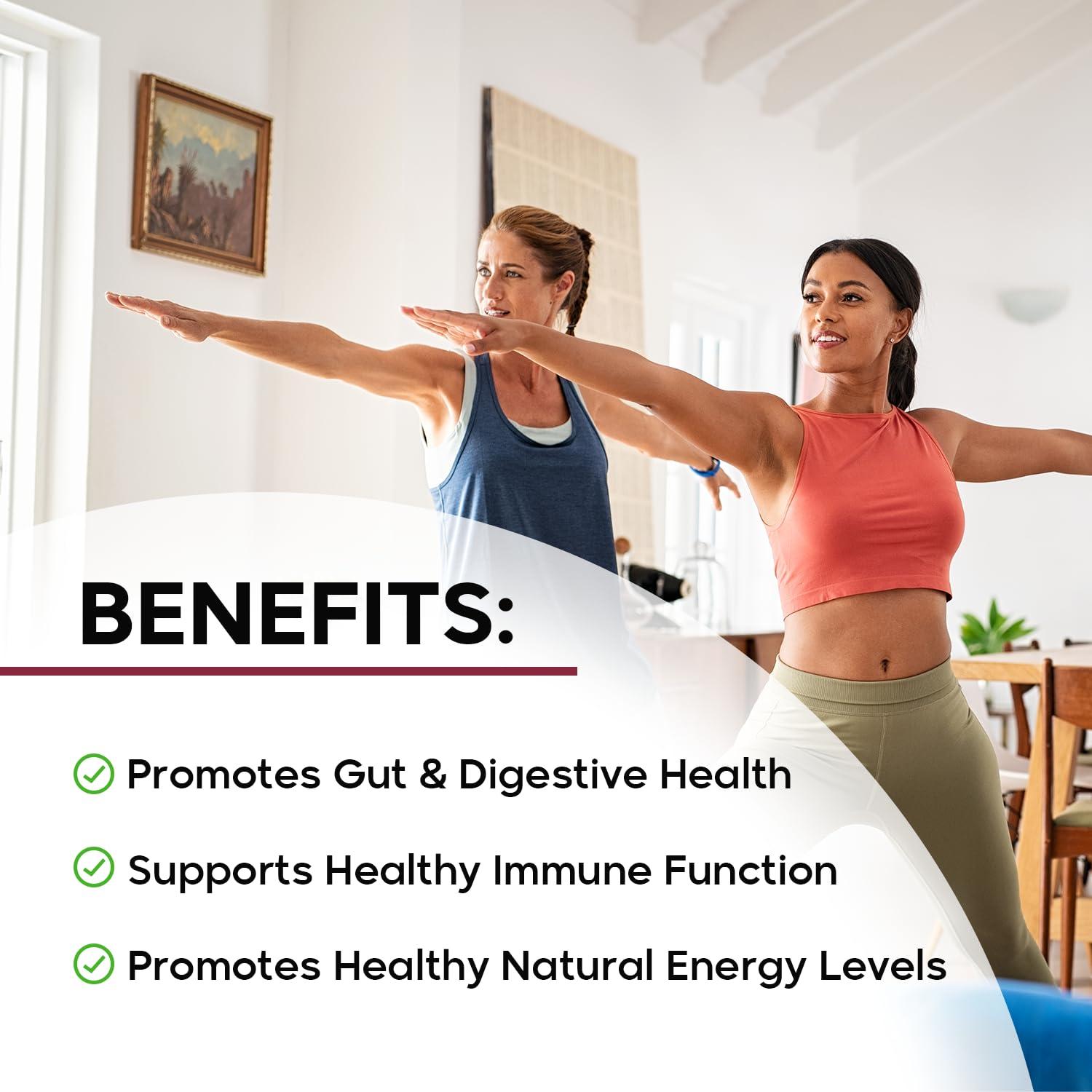 Daily Fruits and Vegetables Supplement for Adults - Super Fruits and Veggies Capsules for Enhanced Energy Gut Health Immune Support & Overall Wellness with 47 Whole Food Fruits and Veggies - 1 Month - Image 5