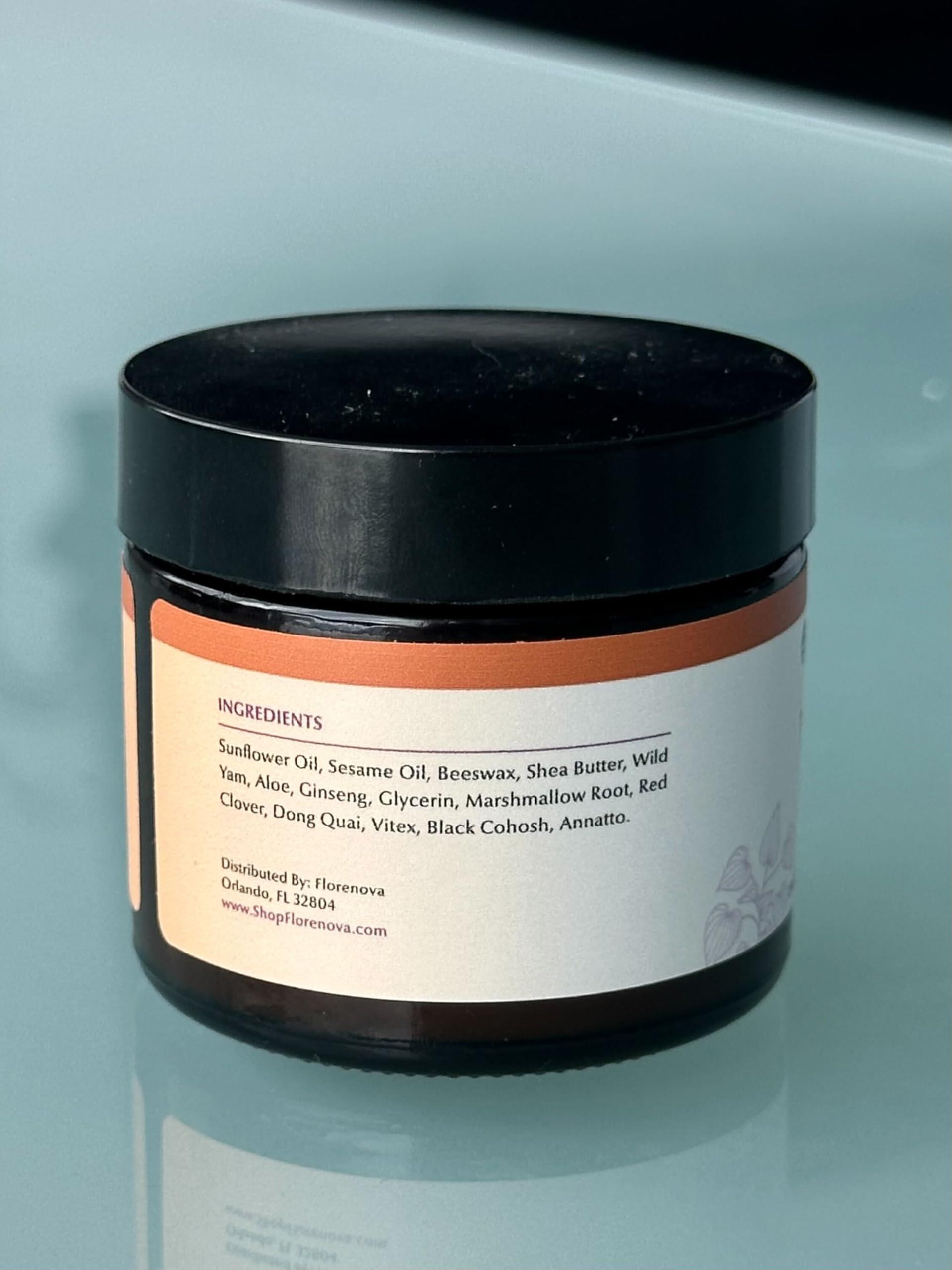Organic Wild Yam Cream for Women - 2Fl Oz Balancing Balm Enriched with Vitex Red Clover, Black Cohosh, Vitamins, and Minerals - Soothing Support for Midlife Wellness and Skin Nourishment - Image 9