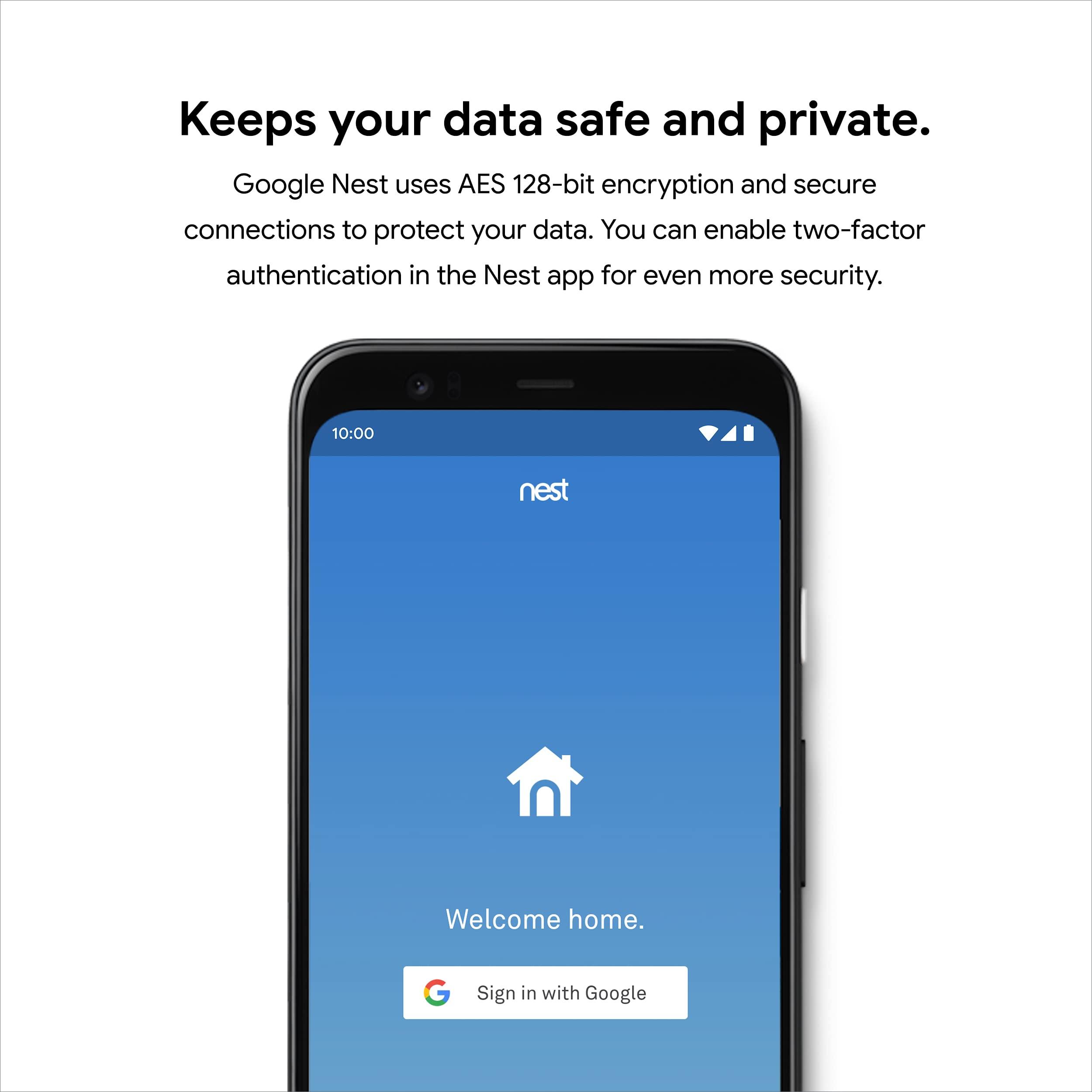 Google Nest Doorbell (Wired) - Formerly Nest Hello - Video Doorbell with 24/7 Streaming - Smart Doorbell Camera for Home with HDR Video, HD Talk and Listen, Night Vision, and Person Alerts - Image 2