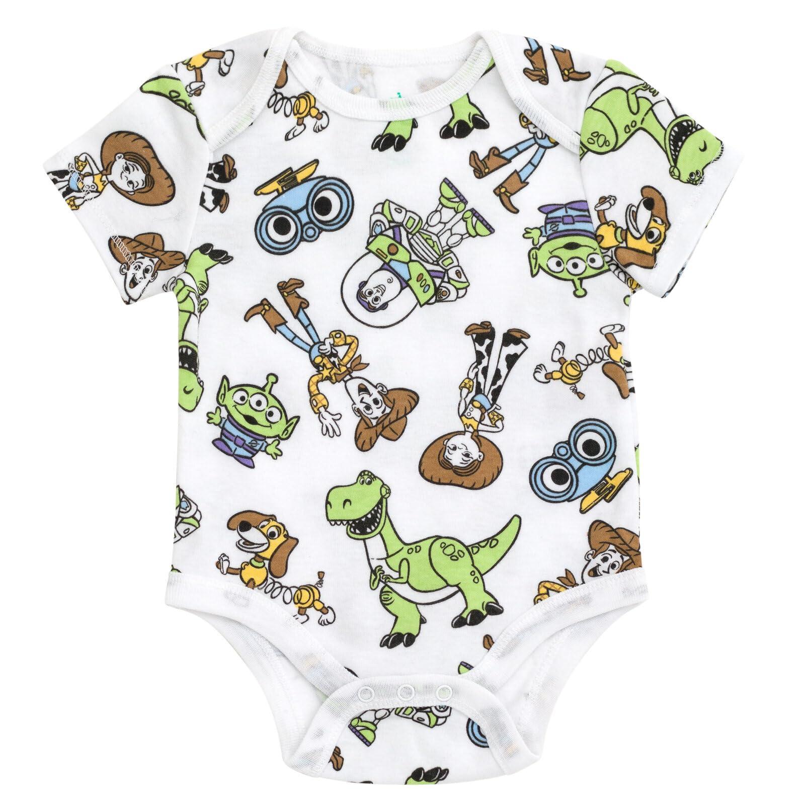 Disney Baby Girls Boys 3 Pack Bodysuits Newborn to Infant Sizes (Newborn - 24 Months) - Image 5