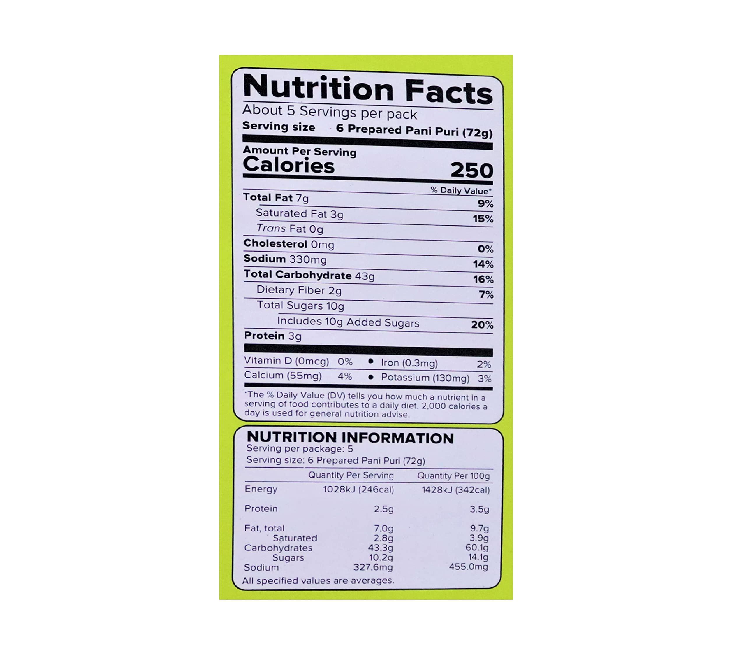 Haldirams Haldiram's Pani Puri - 12.7 Oz,, () - Image 4