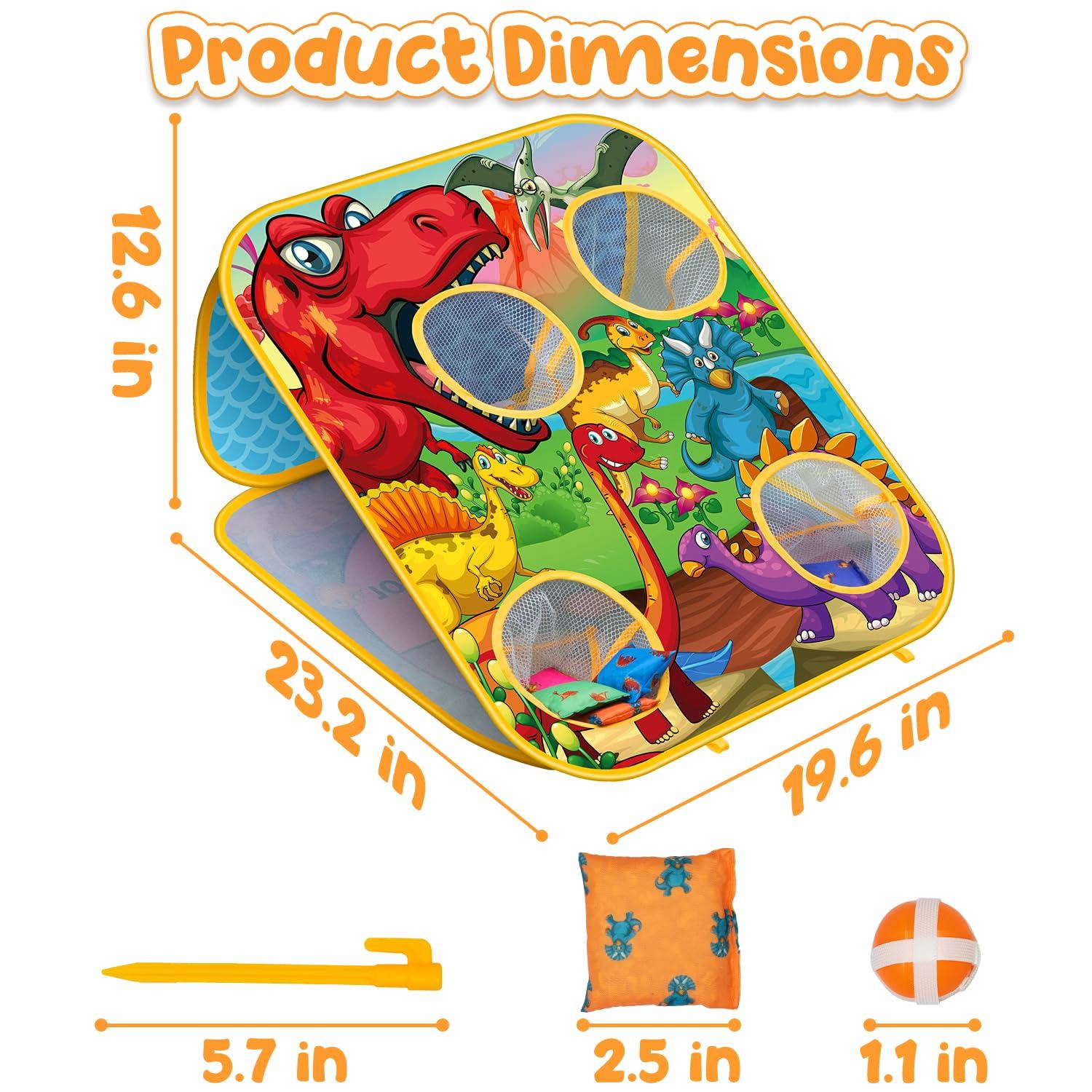 Bean Bag Toss Game for Kids - Cornhole Board Outdoor Toys for Toddlers -Party Activities Carnival Outside Yard Backyard Beach Lawn Games Toy for Kid Boys Girls Age 3 4 5 6 7 8 Year Old Birthday Gifts - Image 7