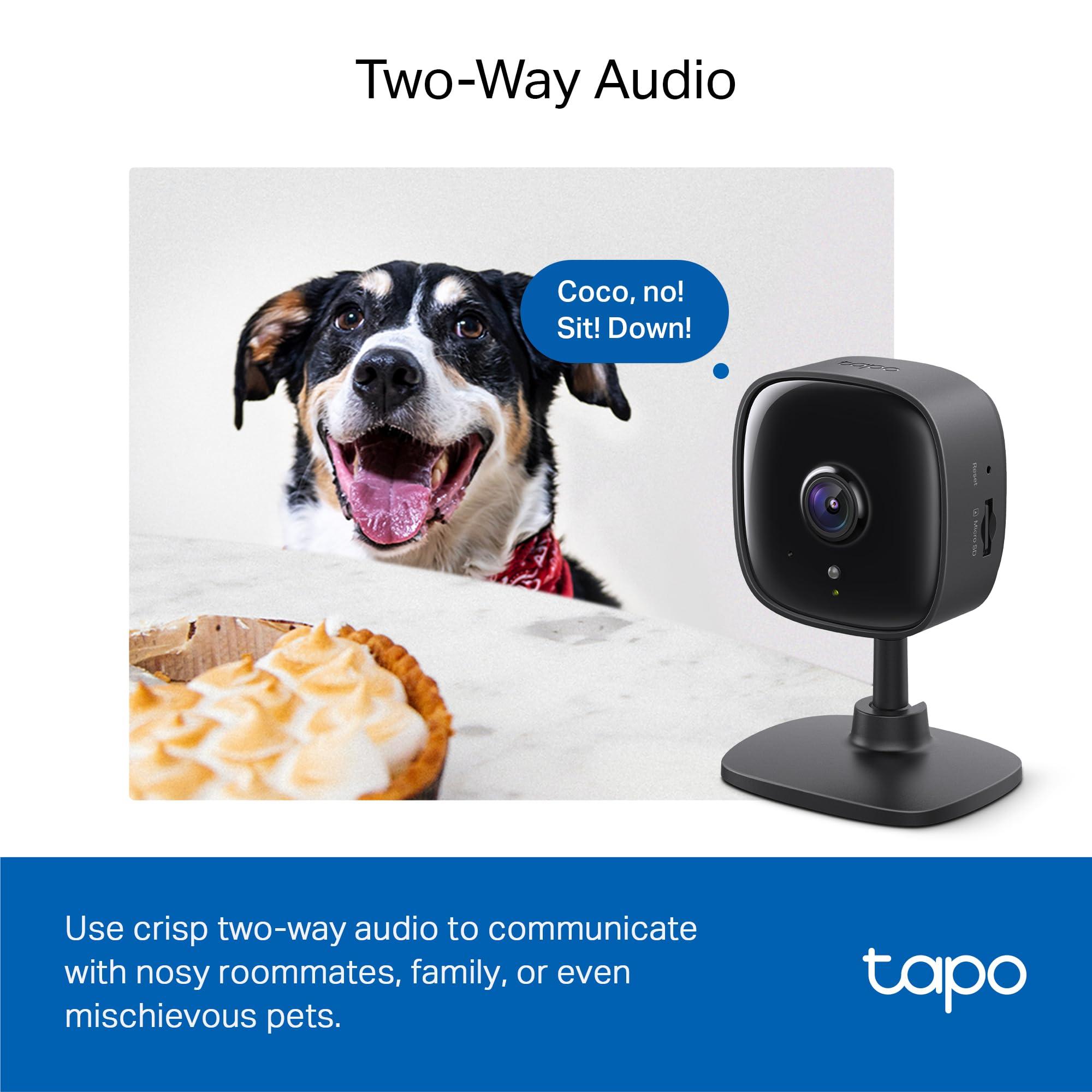 Tapo by TP-Link 1080P Indoor Security Camera for Baby Monitor, Pet Camera w/Motion Detection, 2-Way Audio, Night Vision, Cloud & SD Card Storage, Works w/Alexa & Google Home, Black, C101 - Image 7