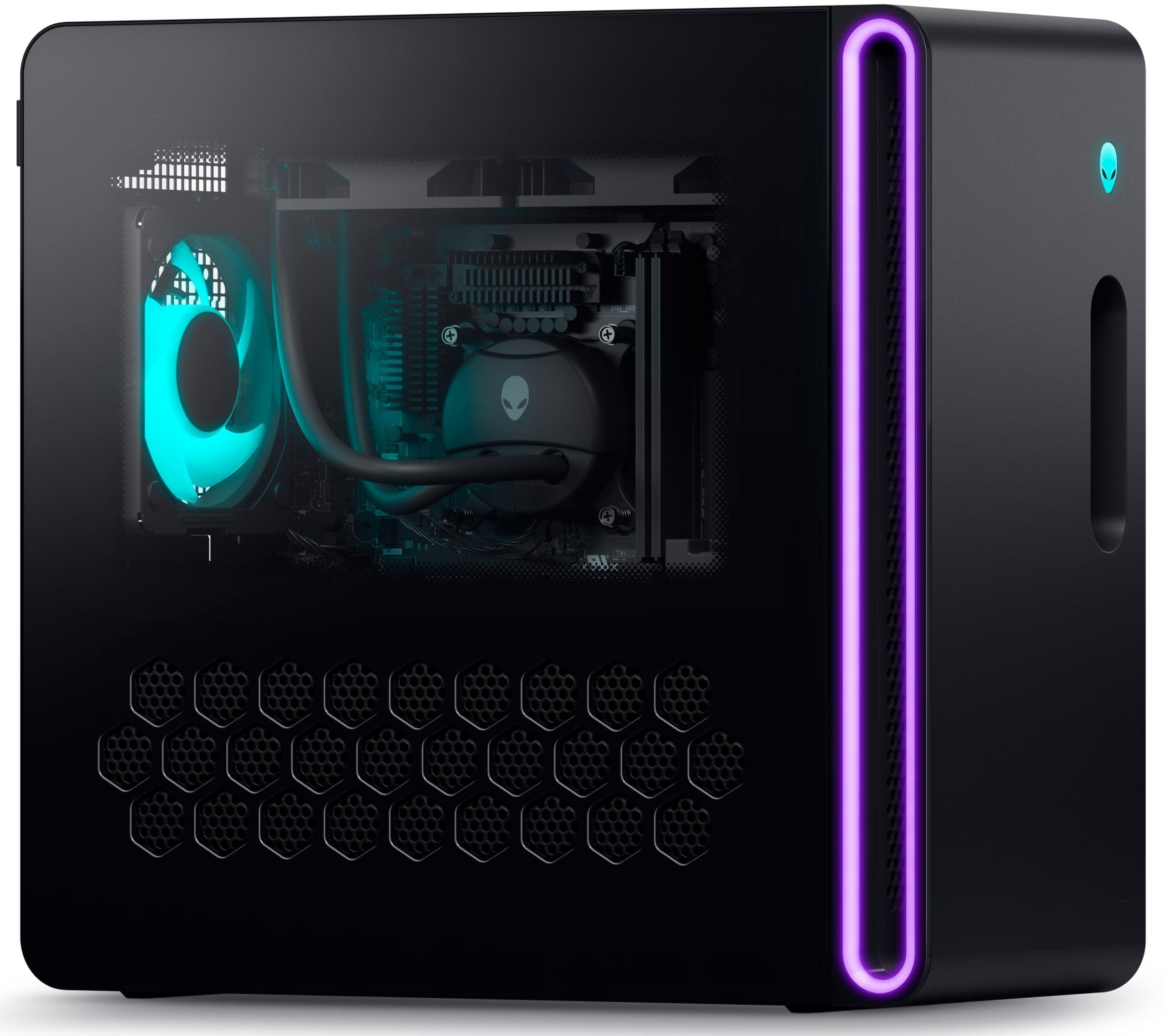 Alienware Aurora R16 Gaming Desktop PC (20-Core Intel i7-14700F, GeForce RTX 4060 Ti 8GB, 32GB DDR5 RAM, 1TB SSD, 240mm AIO Liquid Cooling, RJ-45, WiFi 6E, BT 5.3, KB&M, Win 11 Home) - Image 5