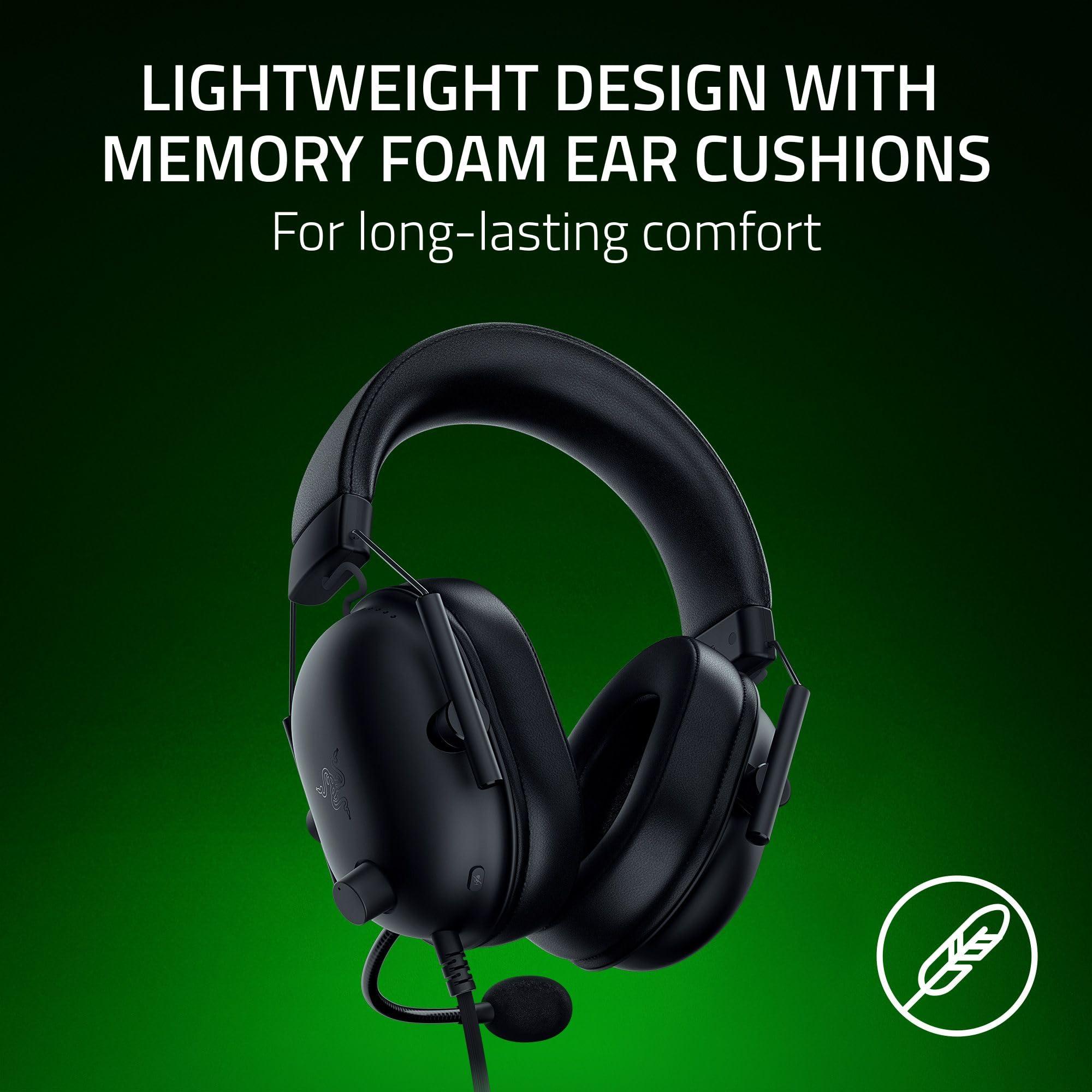Razer BlackShark V2 X Xbox Gaming Headset: 50mm Drivers - Cardioid Mic - Lightweight - Comfortable, Noise Isolating Earcups - for Xbox Series X, Series S, PS5, PC, Switch via 3.5mm Audio Jack - Black - Image 5