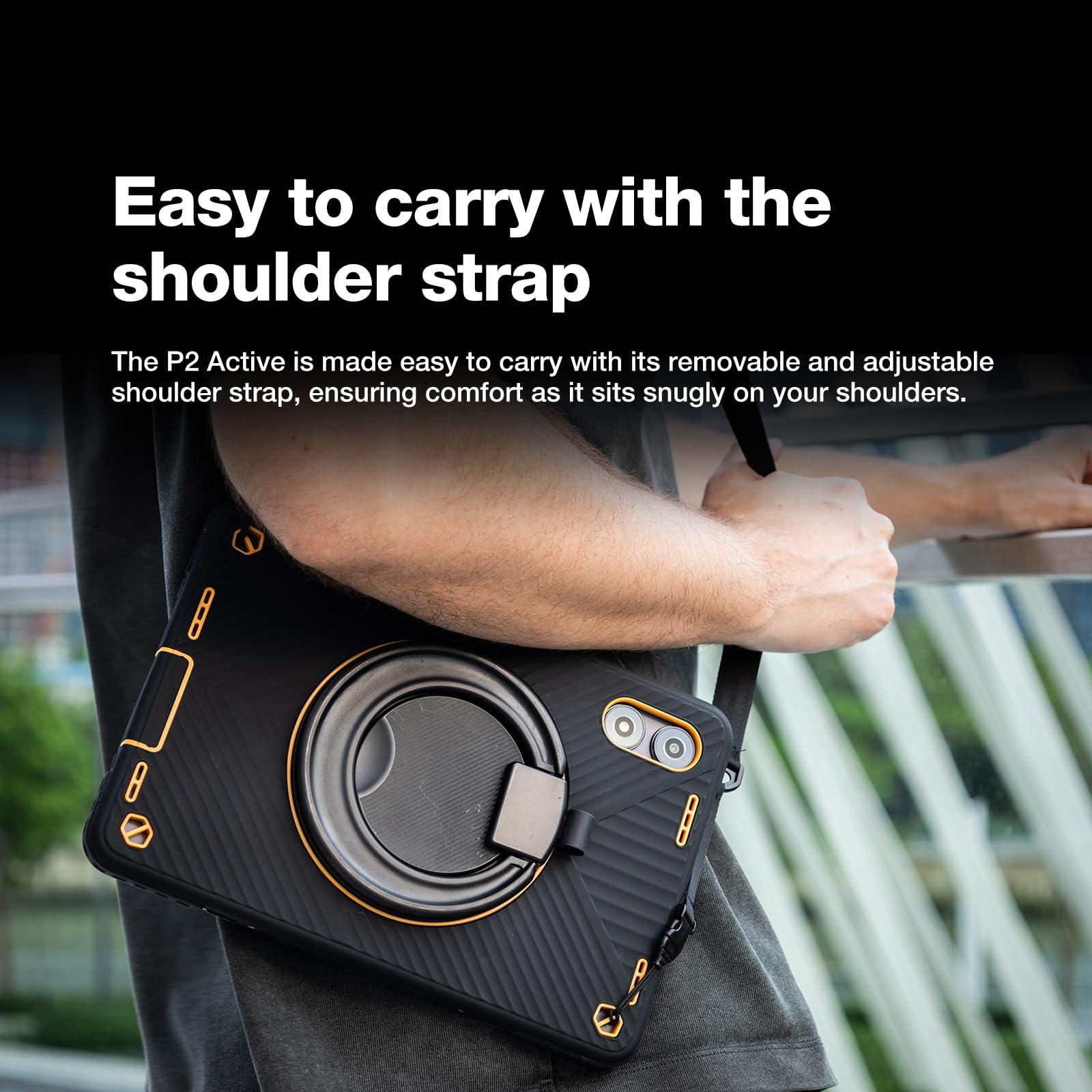 AGM PAD P2 Active Rugged Android 14 Tablet with Case, Waterproof & Drop-Proof, Widevine L1 & GMS Certified, 11" 90Hz FHD 480 NITS Display, MTK G99, 8000 mAh, 16(8+8) + 256GB[TF 2TB], GPS, Compass, OTG - Image 2