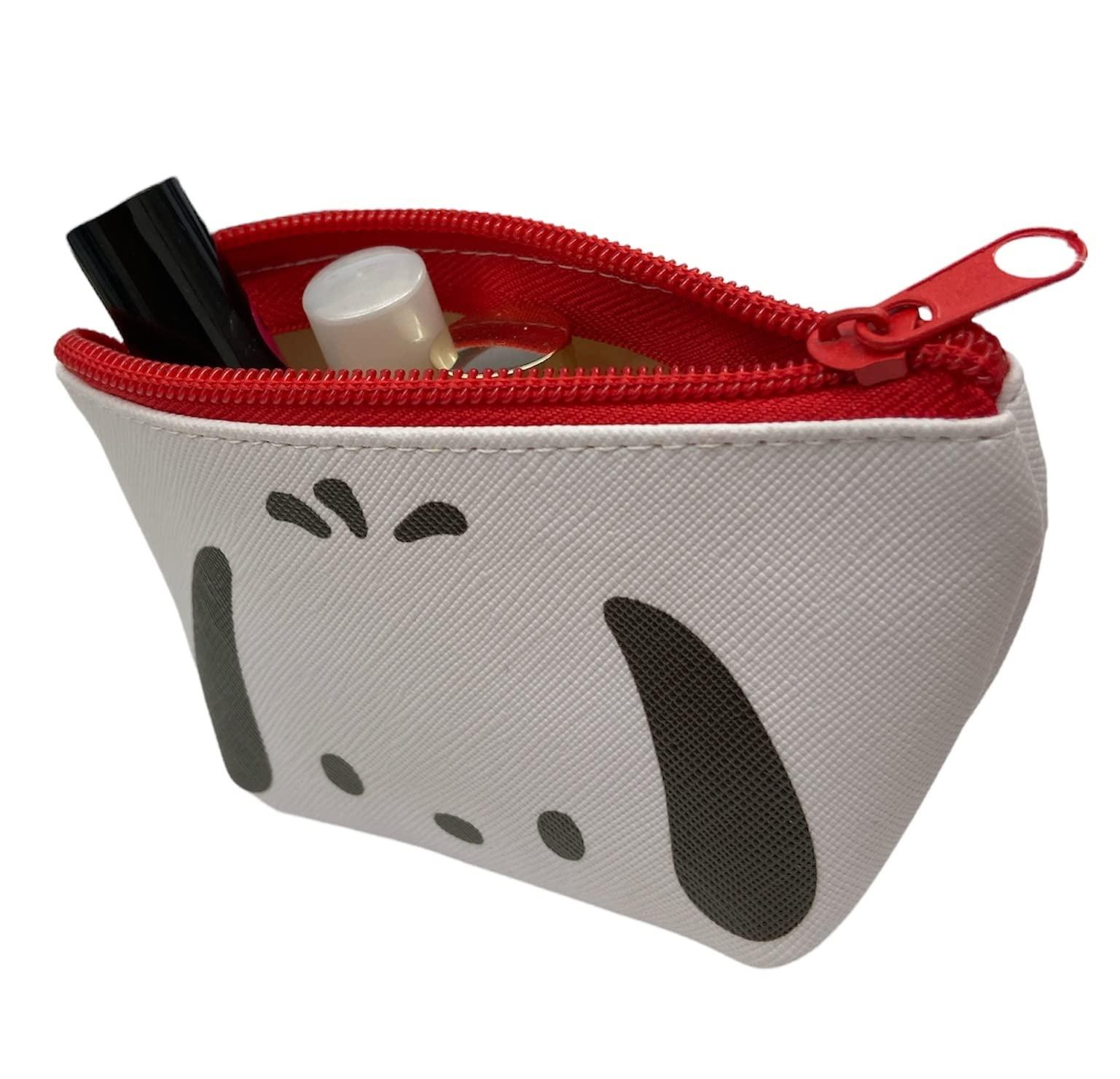 Sanrio Pochacco Face Boat Type Cosmetics Small Pouch Bag 4.3 in (W) × 3 in (H) × 2 in (D) - Image 7