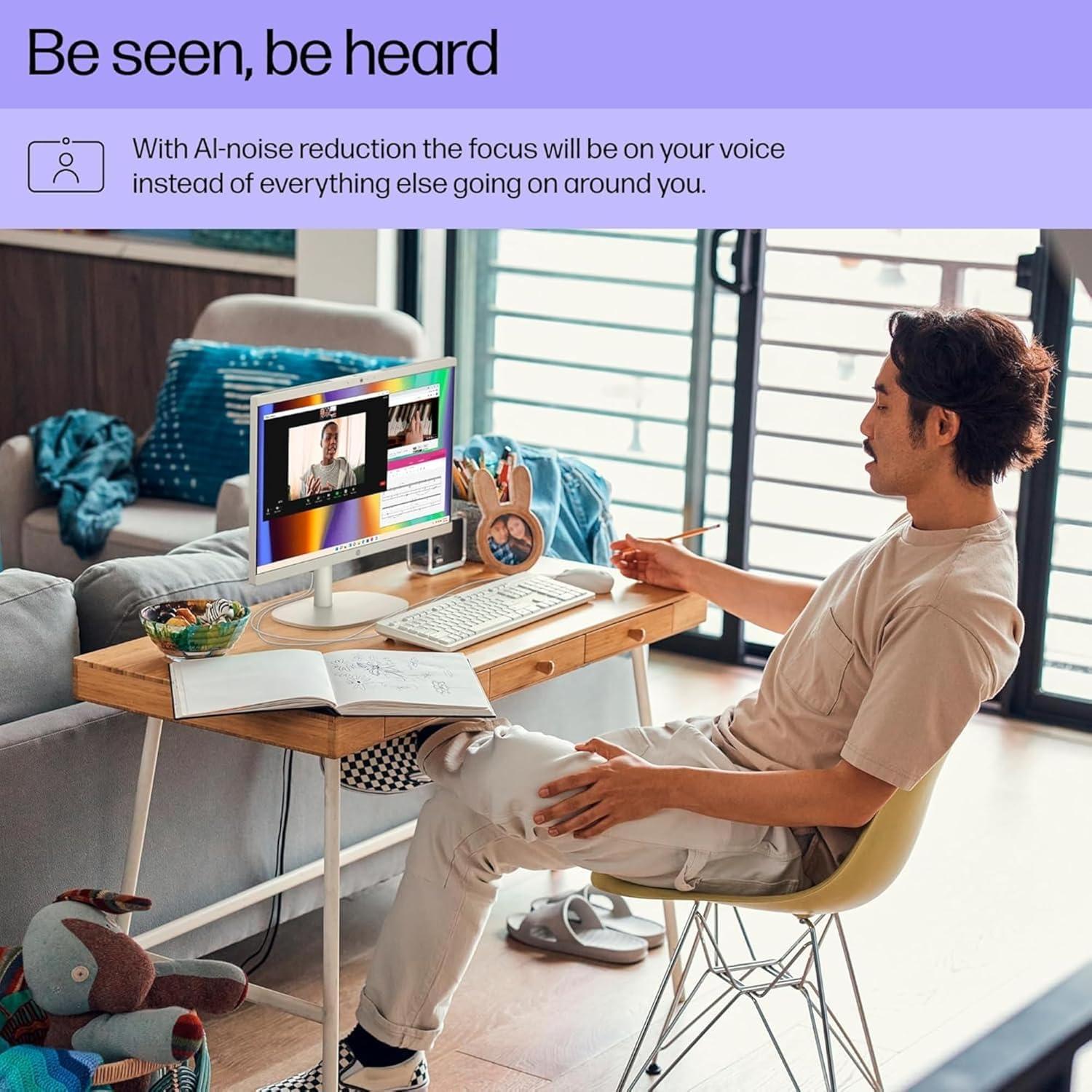 HP 22 inch All-in-One Desktop PC • The New Version and Look • Microsoft Office License Included • 32 GB RAM • 1 TB PCIe SSD • FHD Display • Intel Celeron Processor • Windows 11 Pro - Image 5