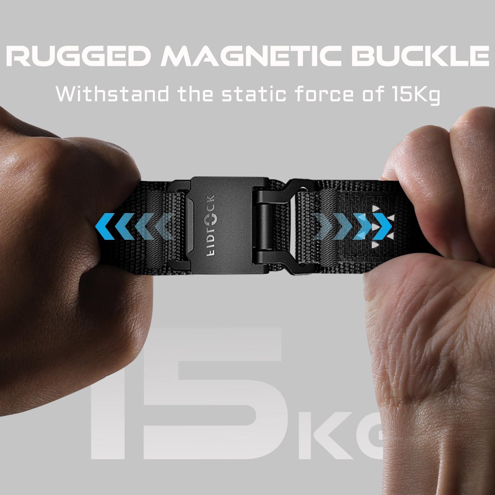 Bandletic R-Nylon Tactical Band and FIDLOCK magnetic Buckle Band Compatible with Apple Watch Ultra 49mm - Image 9