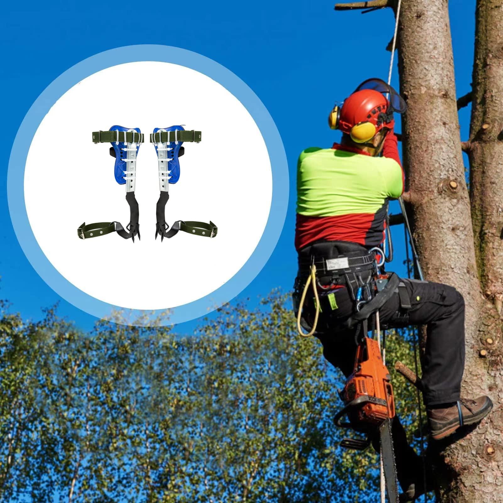 RANLOVE Tree Climbing Spikes Set, 304 Stainless Steel Adjustable Tree Climbing Spike 2 Gears and Non-Slip Pedal Trees, Picking Fruit - Image 6