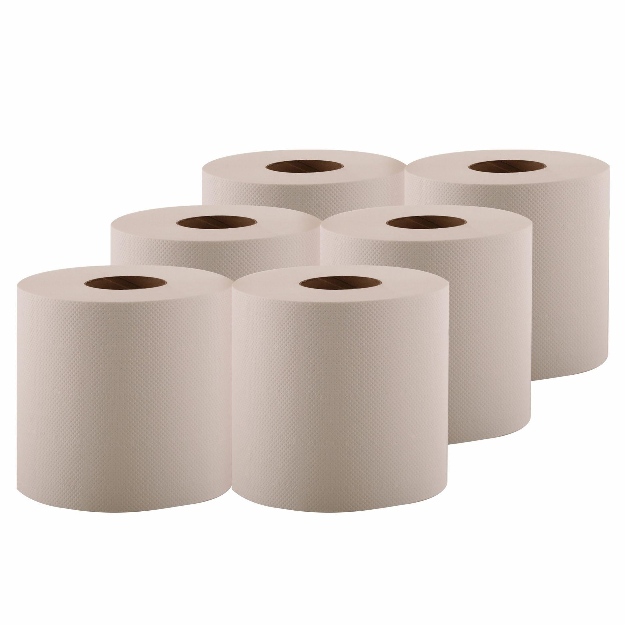 Boardwalk B6400 7.87 in. x 10 in. 2-Ply Perforated Center-Pull Hand Towels - White (6/Carton) - Image 3