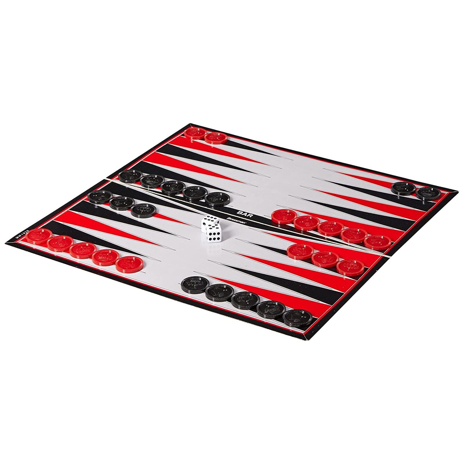 Pressman Chess / Checkers / Backgammon - 3 Games in One with Full Size Staunton Chess Pieces and Interlocking Checkers, 15.62 x 8.00 x 1.50 Inches - Image 3