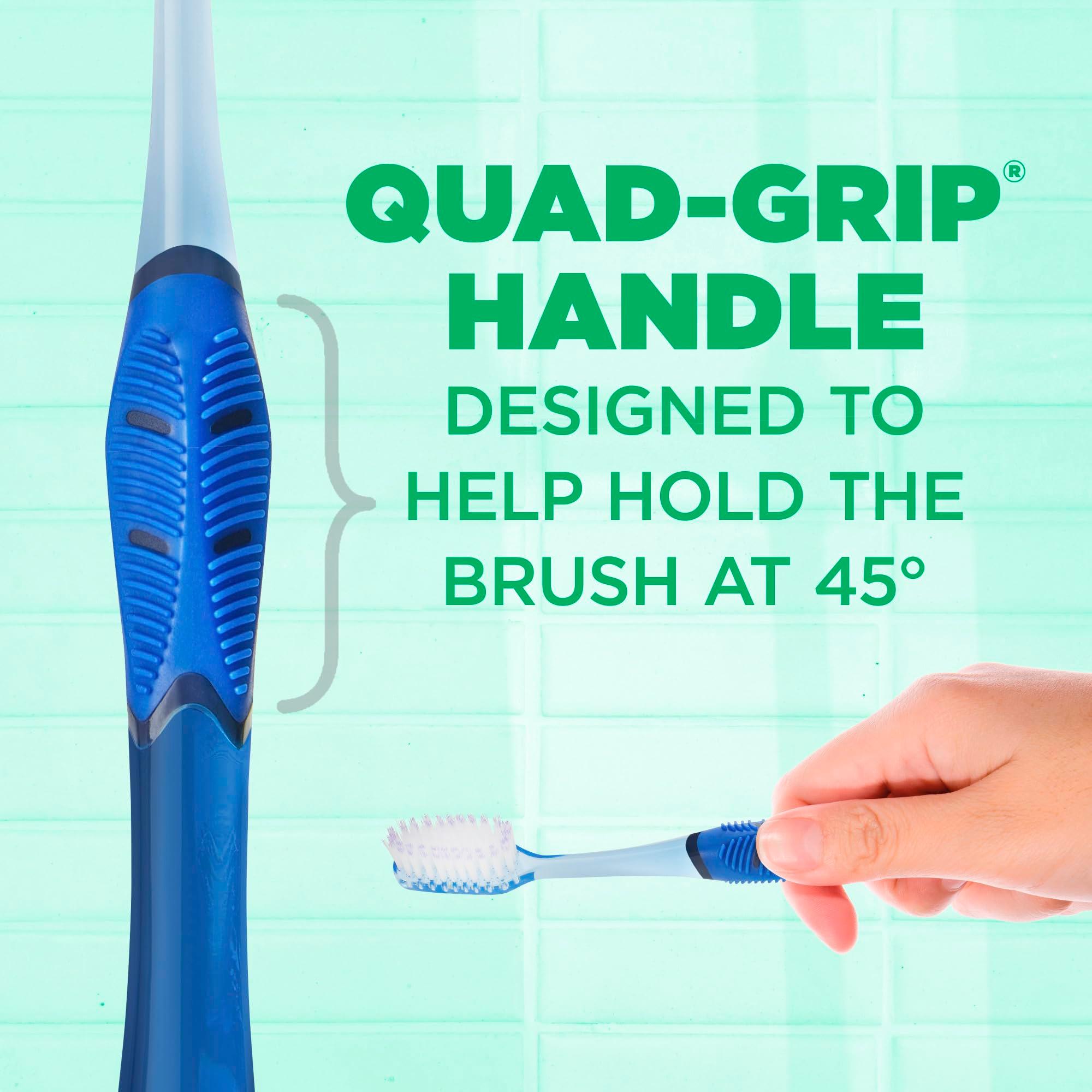 GUM Technique Deep Clean Toothbrush - Full Head - Soft Toothbrushes for Adults -Soft, Ultra Fine Tapered Bristles, Recommended by Dental Professionals, 2 Count - Image 6