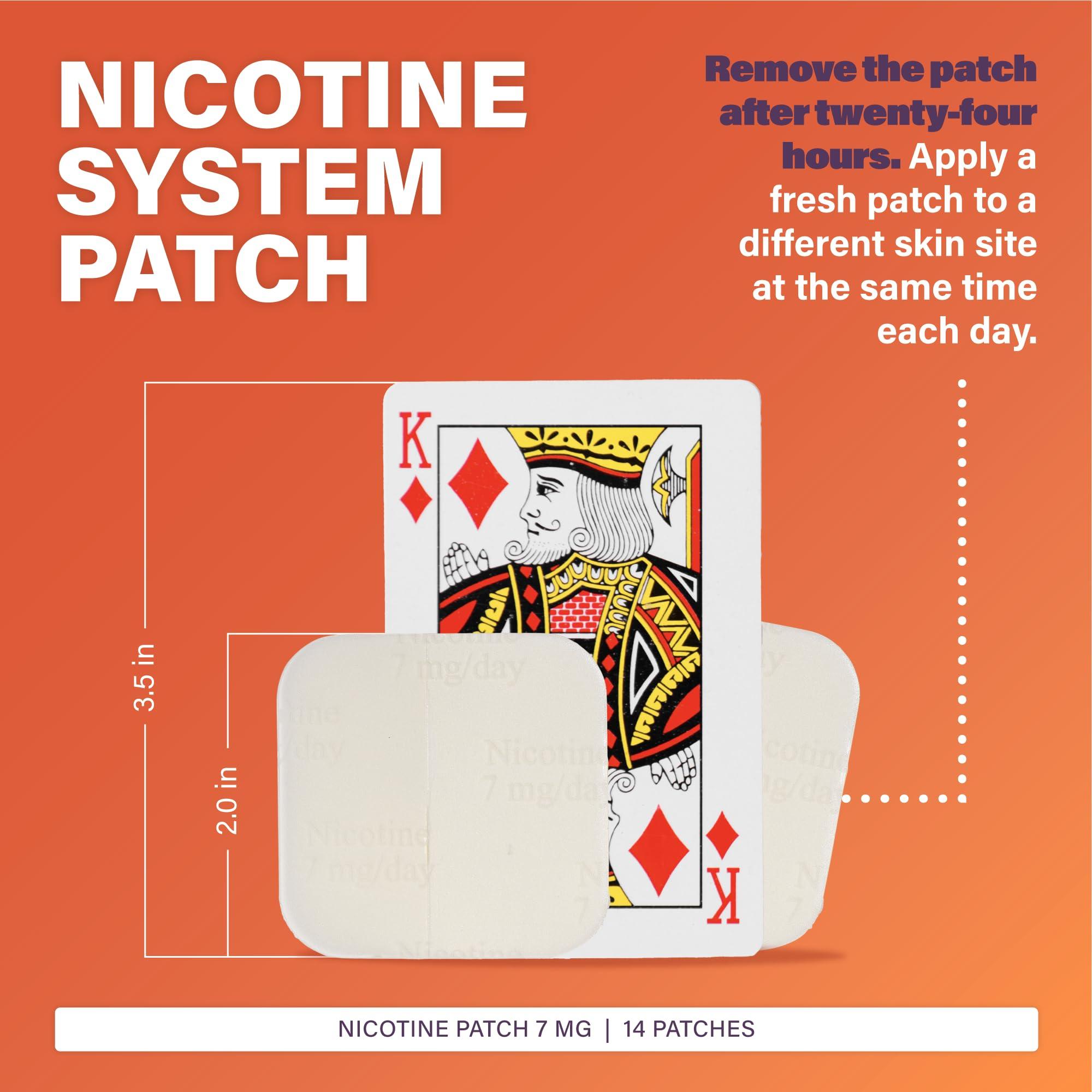 Rugby Clear Nicotine Patches - Transdermal System Patch - Smoking or Vaping Quitting Aid - Step 3-7mg - 14 Count (1 Pack) - Image 3