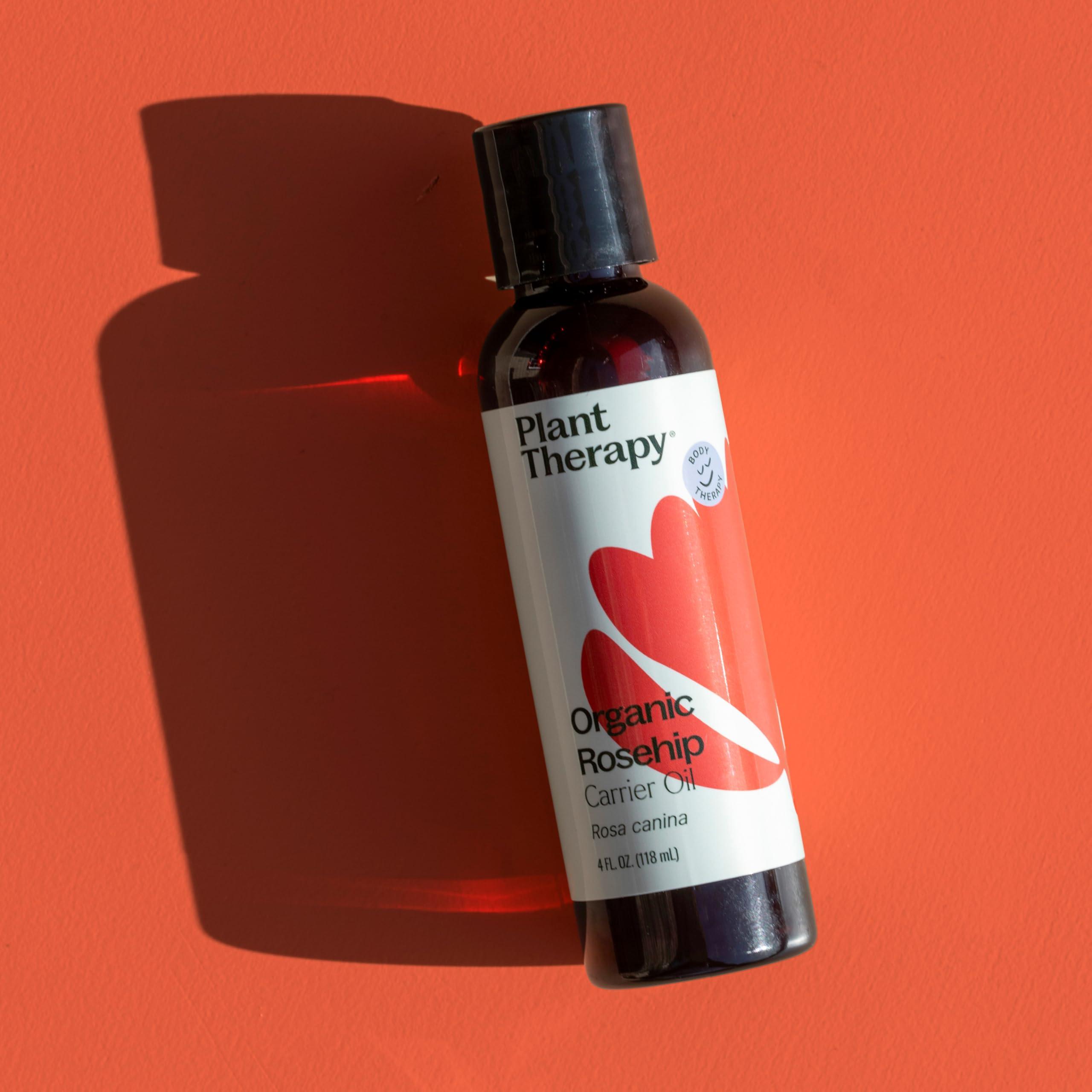 Plant Therapy Organic Rosehip Carrier Oil 4 oz Cold Pressed, Extra Virgin, Vitamins A and E & Essential Fatty Acids - Image 6
