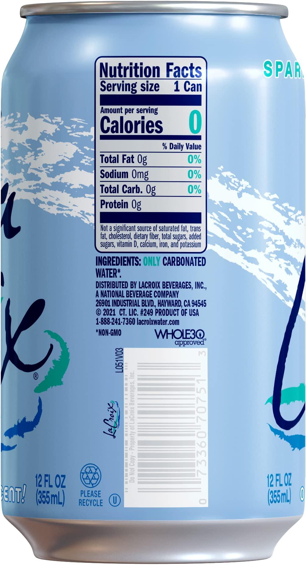 LaCroix Sparkling Water, Pure, 12 Fl Oz (pack of 12) - Image 2