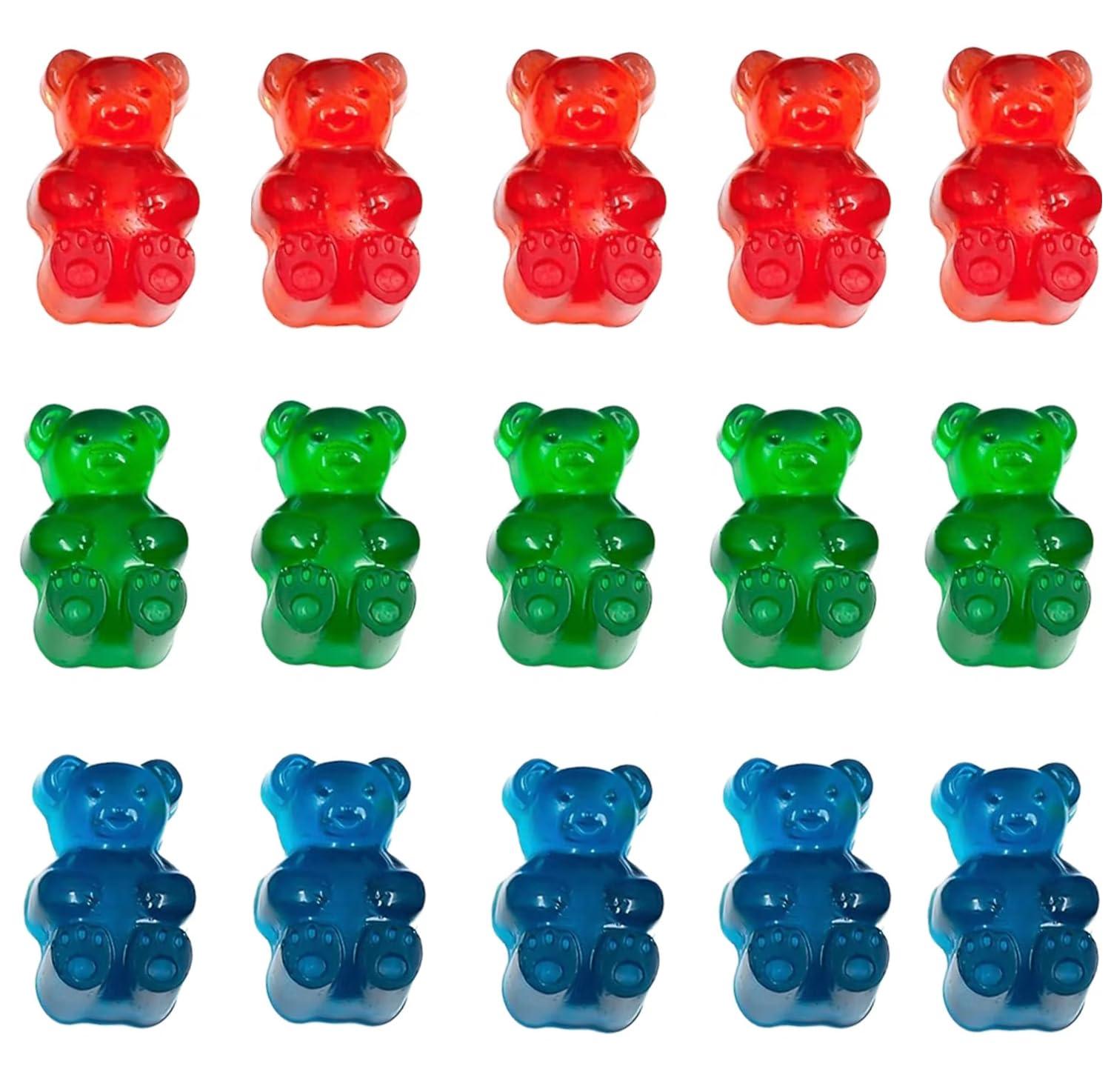 Gummy Candy Molds - Silicone Gummy Bear/Dinosaur/Hearts/Gummy Worm Mold for Kids with 2pcs Dropper,Non-stick and Bpa Free for Mini Candy Chocolate Gummies Baking - Image 6