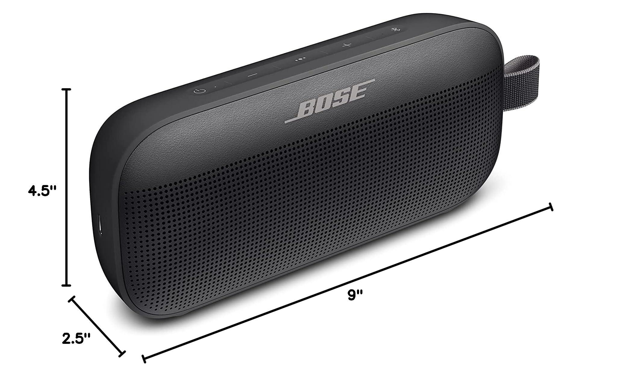 Bose SoundLink Flex Bluetooth Portable Speaker, Wireless Waterproof Speaker for Outdoor Travel - Black (Renewed) - Image 9