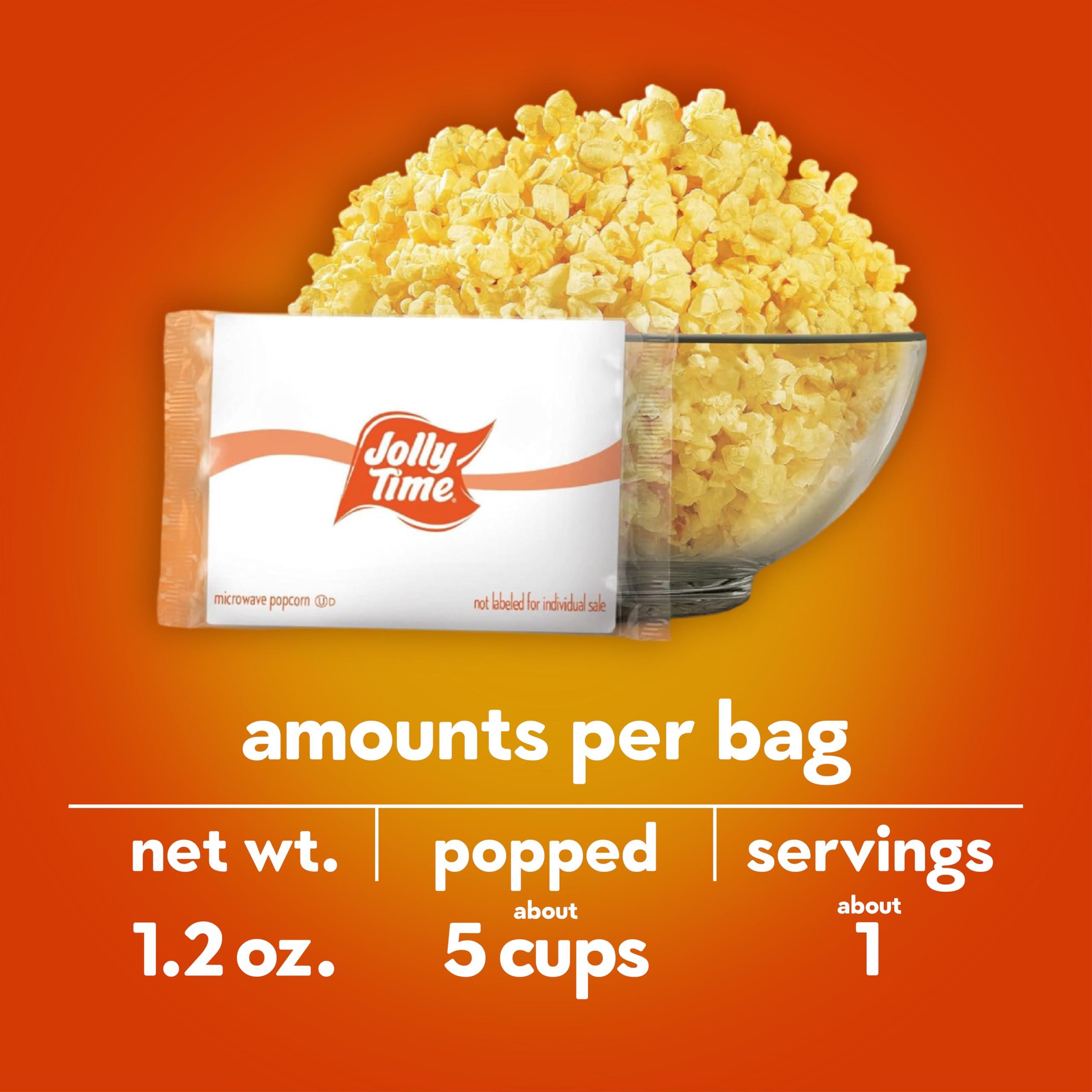 Jolly Time Healthy Pop Microwave Popcorn, 1.2oz Personal Bag, 10 Bags Per Carton (Healthy Pop 100's - Butter & Sea Salt,1.2 Ounce (Pack of 30)) - Image 5