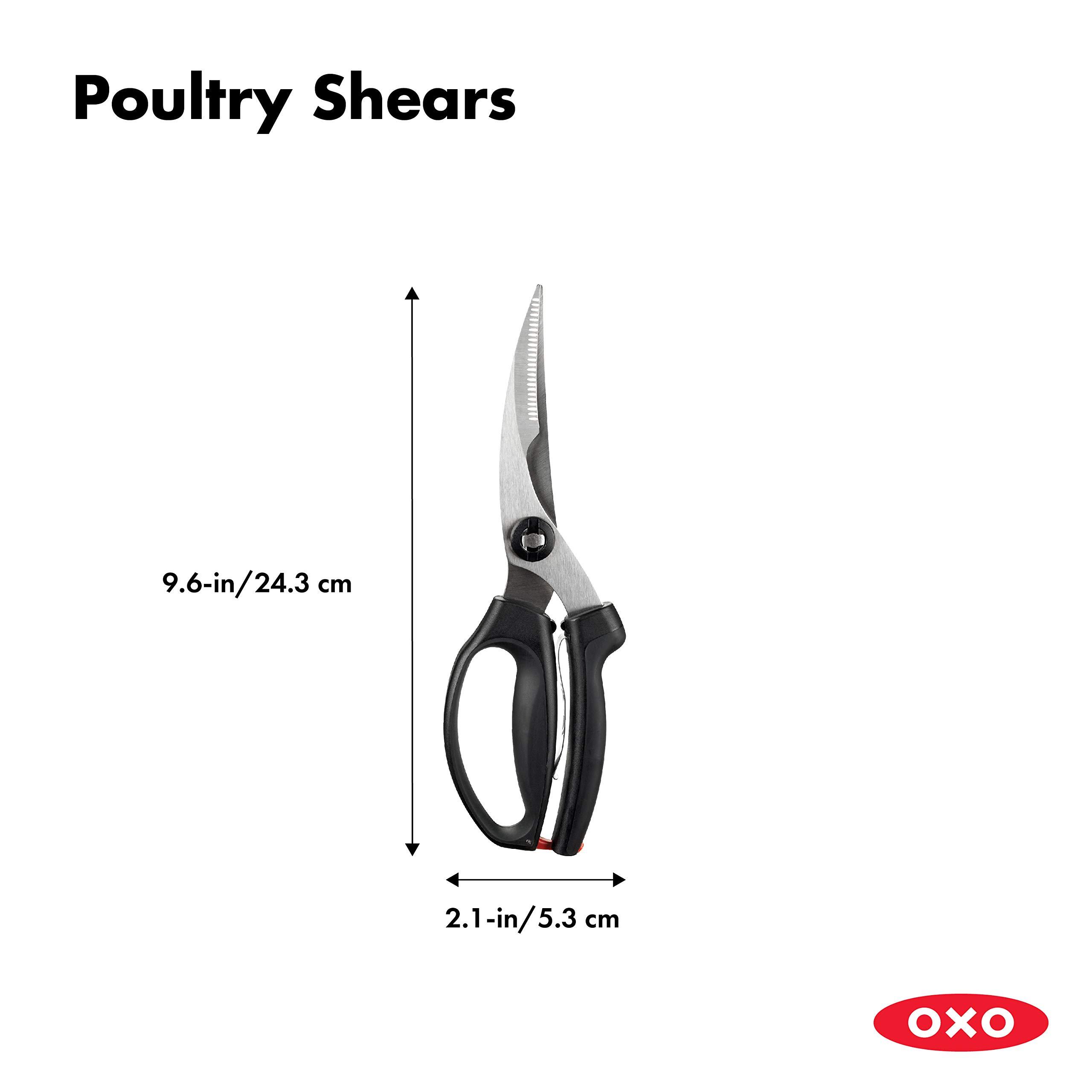 OXO Good Grips Spring-Loaded Poultry Shears, Black - Image 2