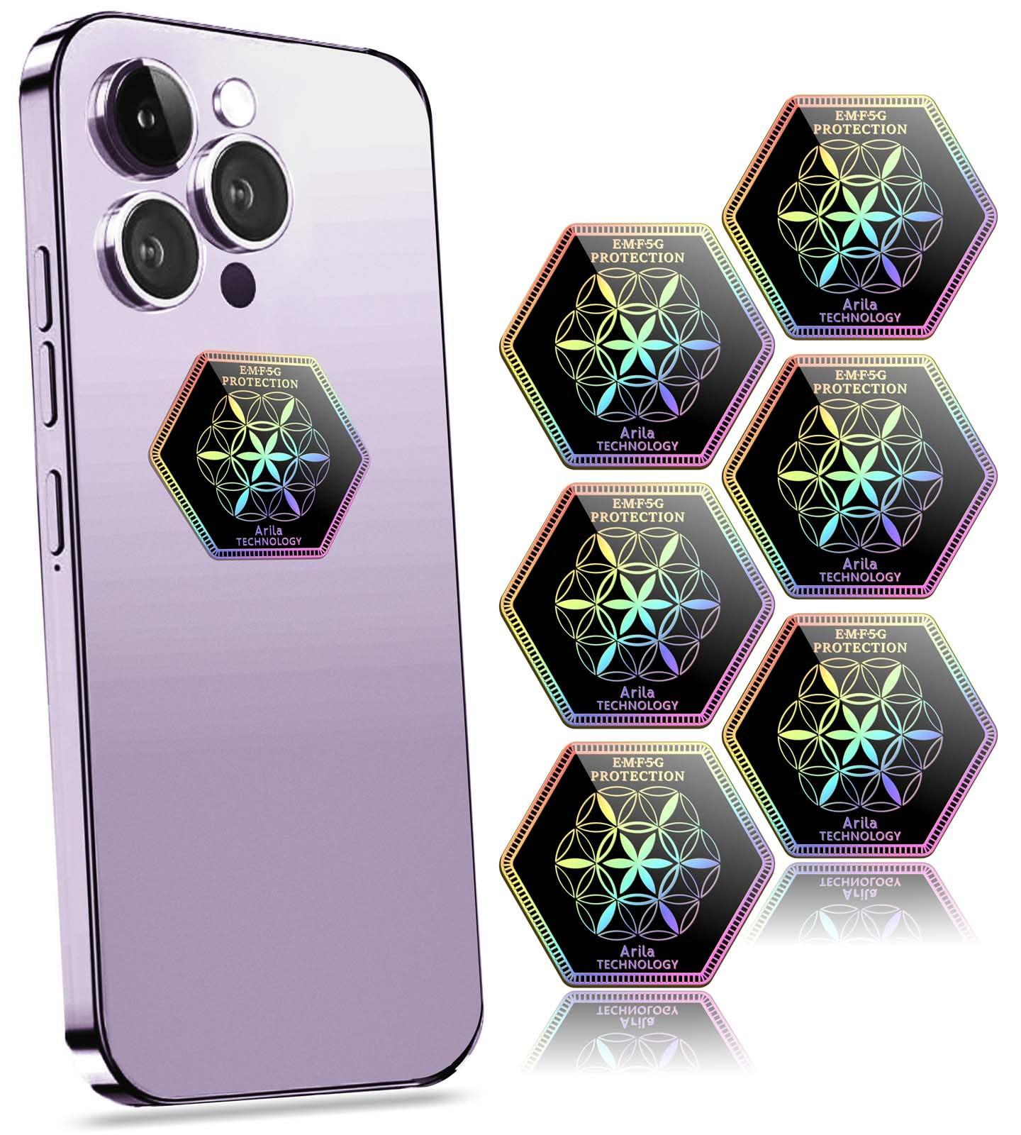 Stickers for Cell Phones//Tablets/Laptops/All Devices，Suitable for Anyone, Black(6 Pcs)