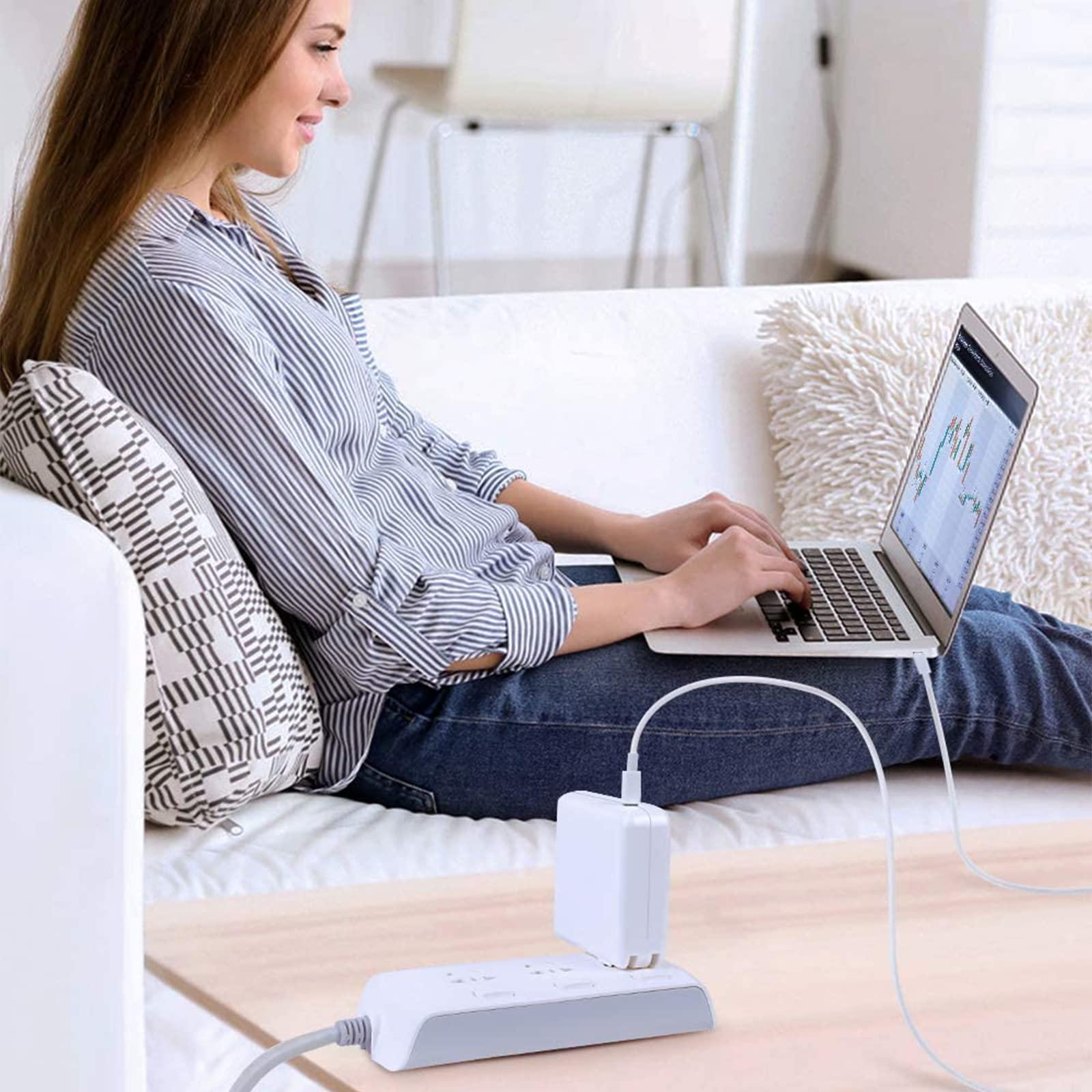 Mac Book Pro Charger - 118W USB C Charger Fast Charger Compatible with MacBook Pro, MacBook Air, M1 M2 M3 M4, iPad pro, Samsung Galaxy and All USB-C Devices, 6.6ft Cable - Image 8