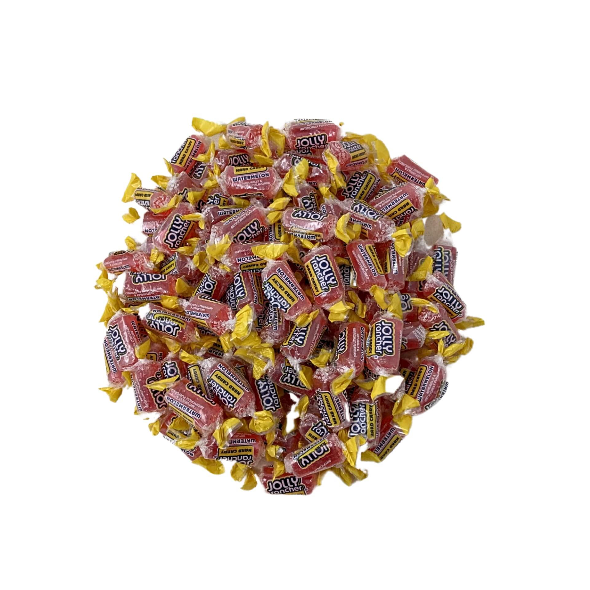 Jolly Ranchers Hard Candy 1.5lbs- All Watermelon Individually Wrapped Delicious Fresh Candy 1.5, 24oz (Packaging Might Vary)