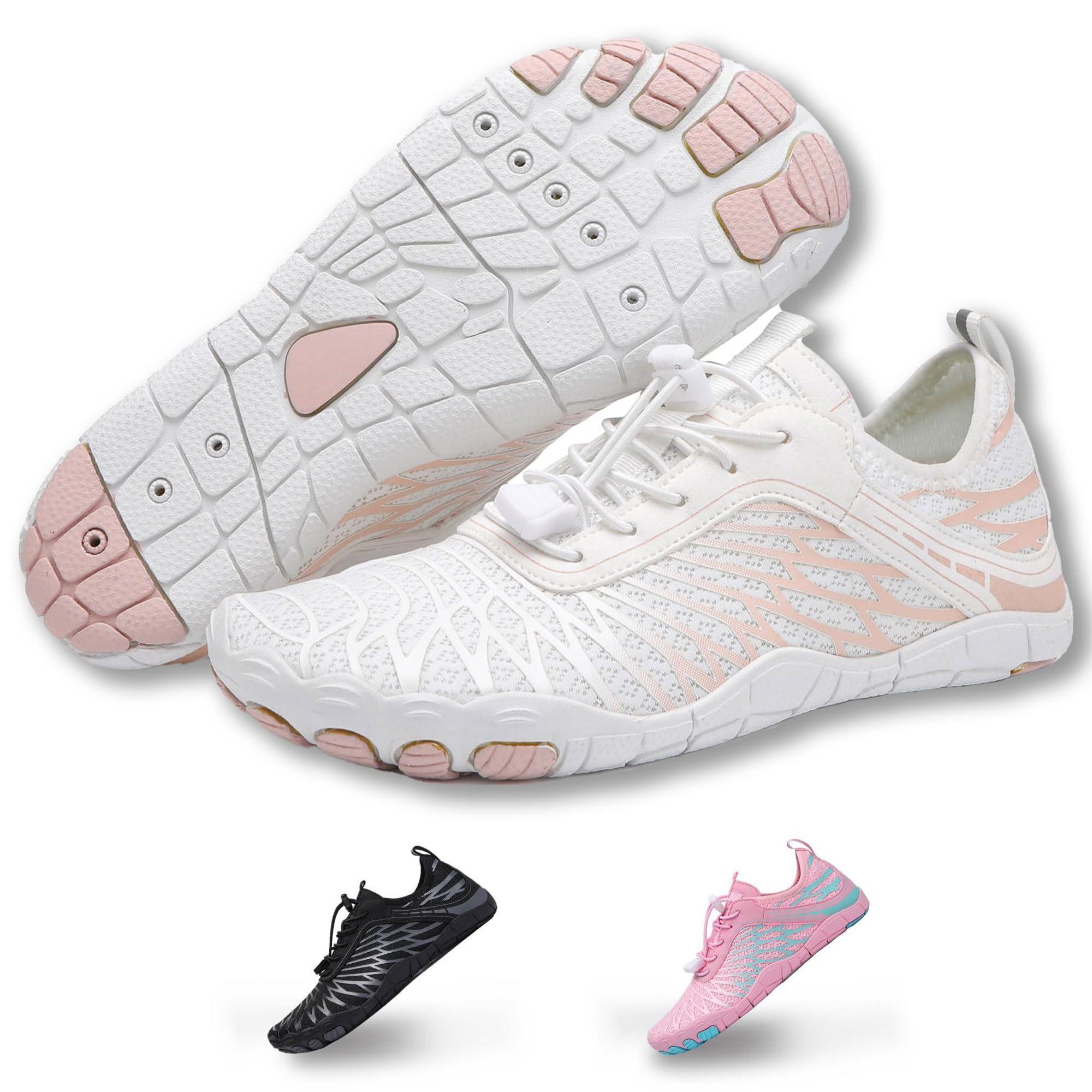 Jmzb Hiking Barefoot Shoes,Wide Toe Water Shoes,Running Boots Sneakers,Athletic Footwear Trainer for Men/Women Unisex