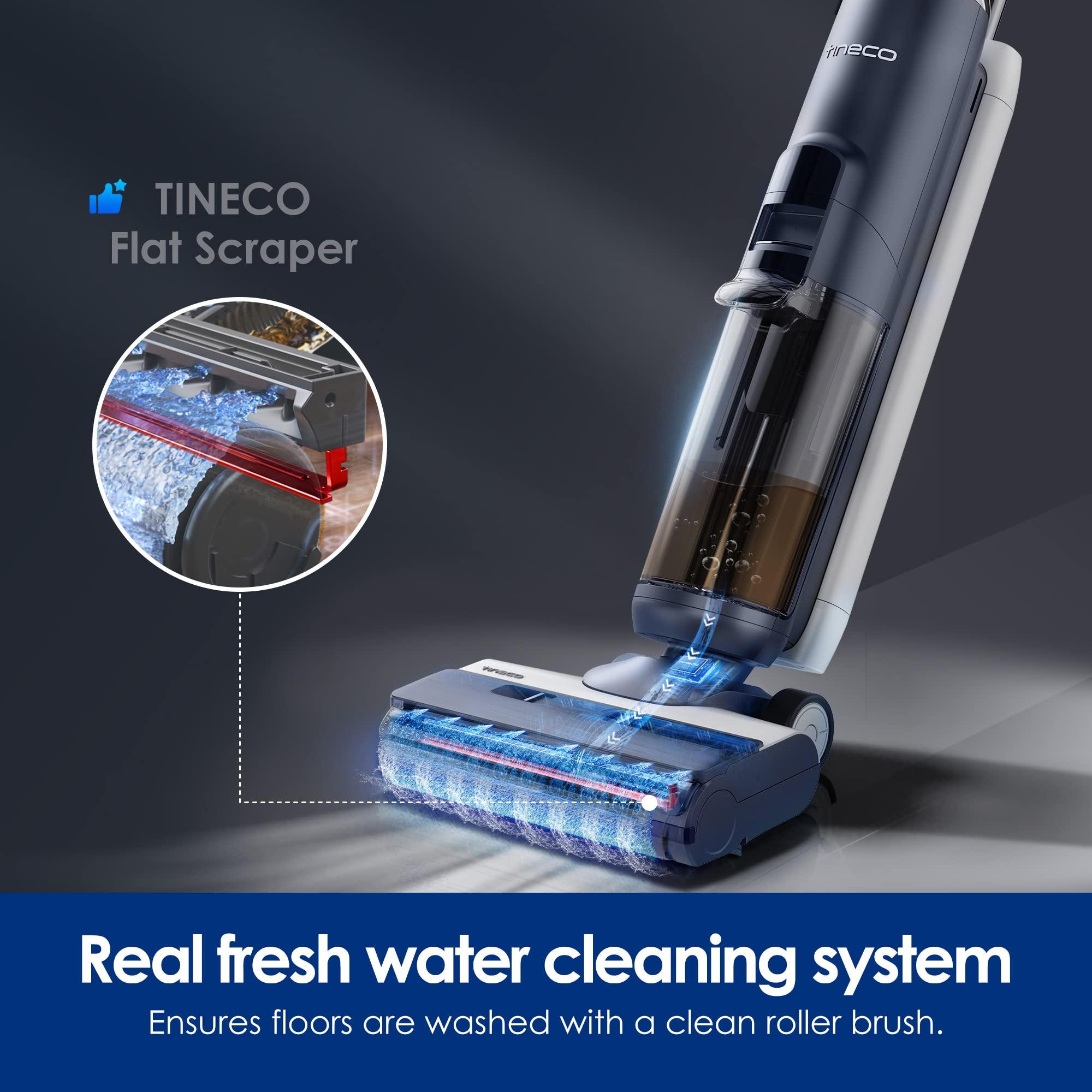 Tineco Floor ONE S5 Smart Cordless Wet Dry Vacuum Cleaner and Mop for Hard Floors, Digital Display, Long Run Time, Great for Sticky Messes and Pet Hair, Space-Saving Design, Blue - Image 6