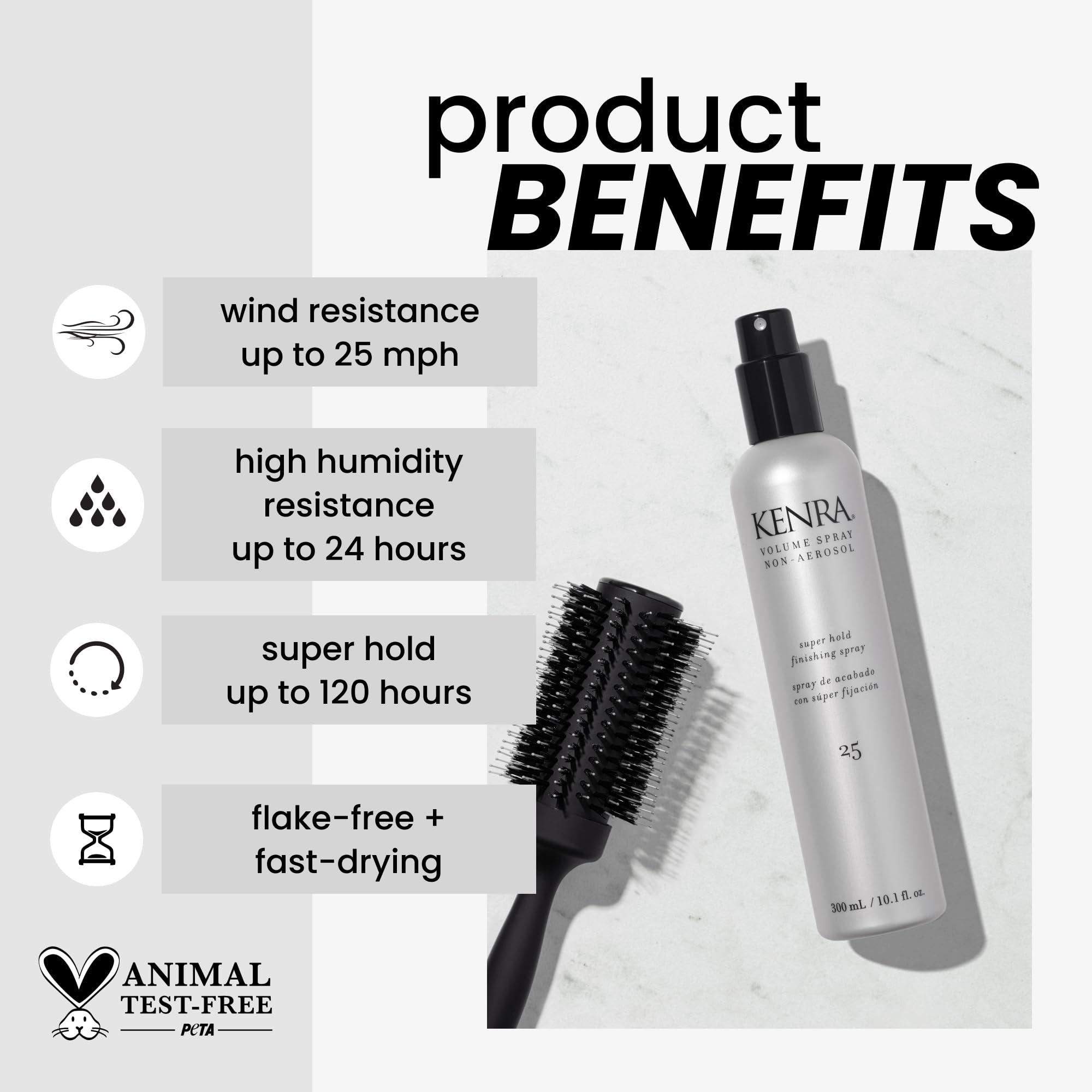 Kenra Volume Spray Non Aerosol 25 | Super Hold Finishing Spray | High Humidity Resistance | Flake-Free and Fast-Drying | All Hair Types - Image 2
