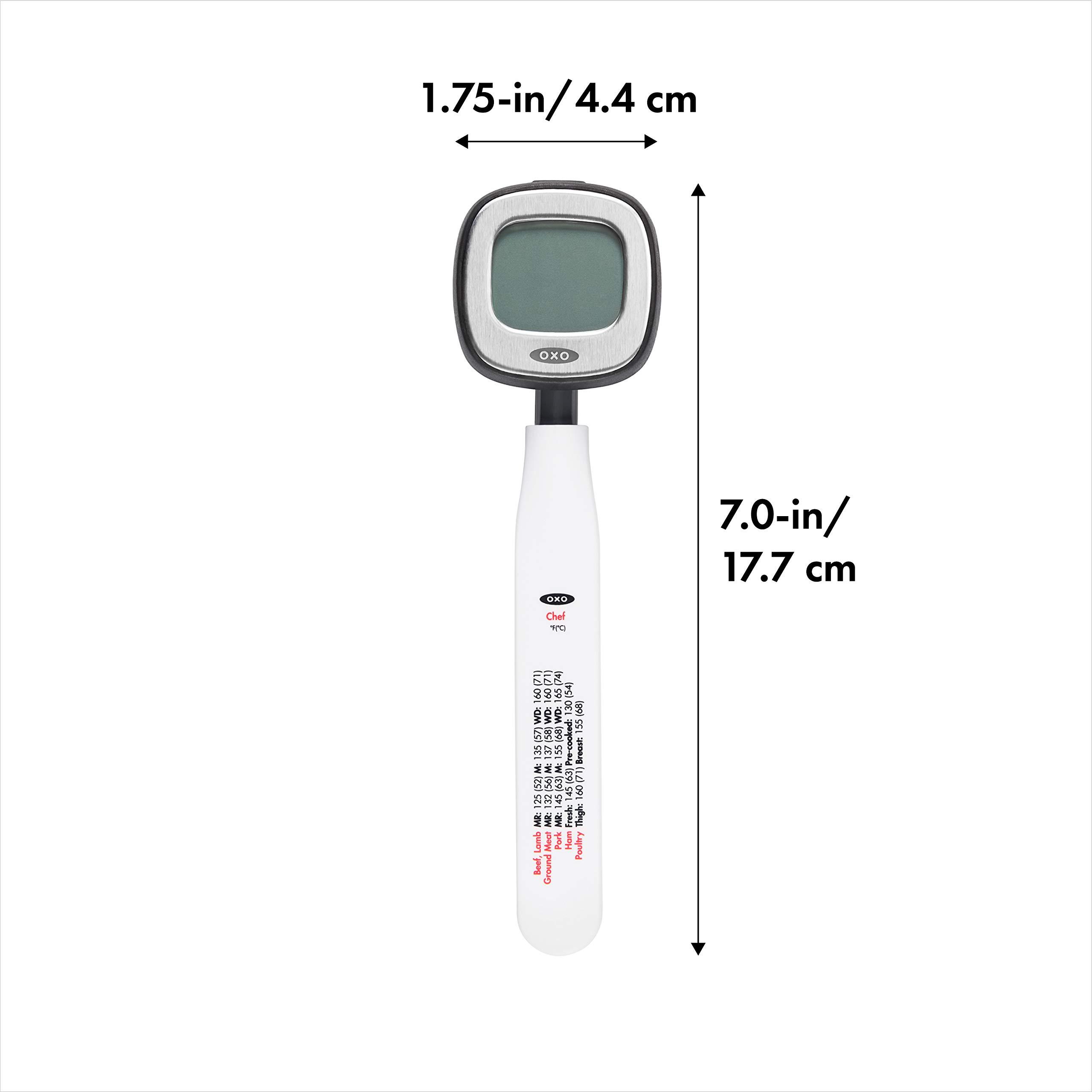 OXO Good Grips Chef's Precision Digital Instant Read Thermometer, Black - Image 2