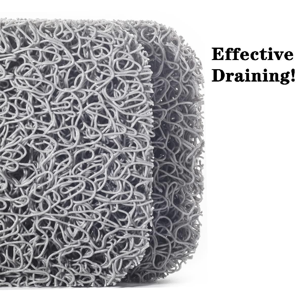 12PCS Soap Savers Pads BPA Free Soap Holder for Bar Soap Non-Slip Self Draining Soap Dish Soap Lift for Shower Kitchen Bathroom, Gray - Image 5