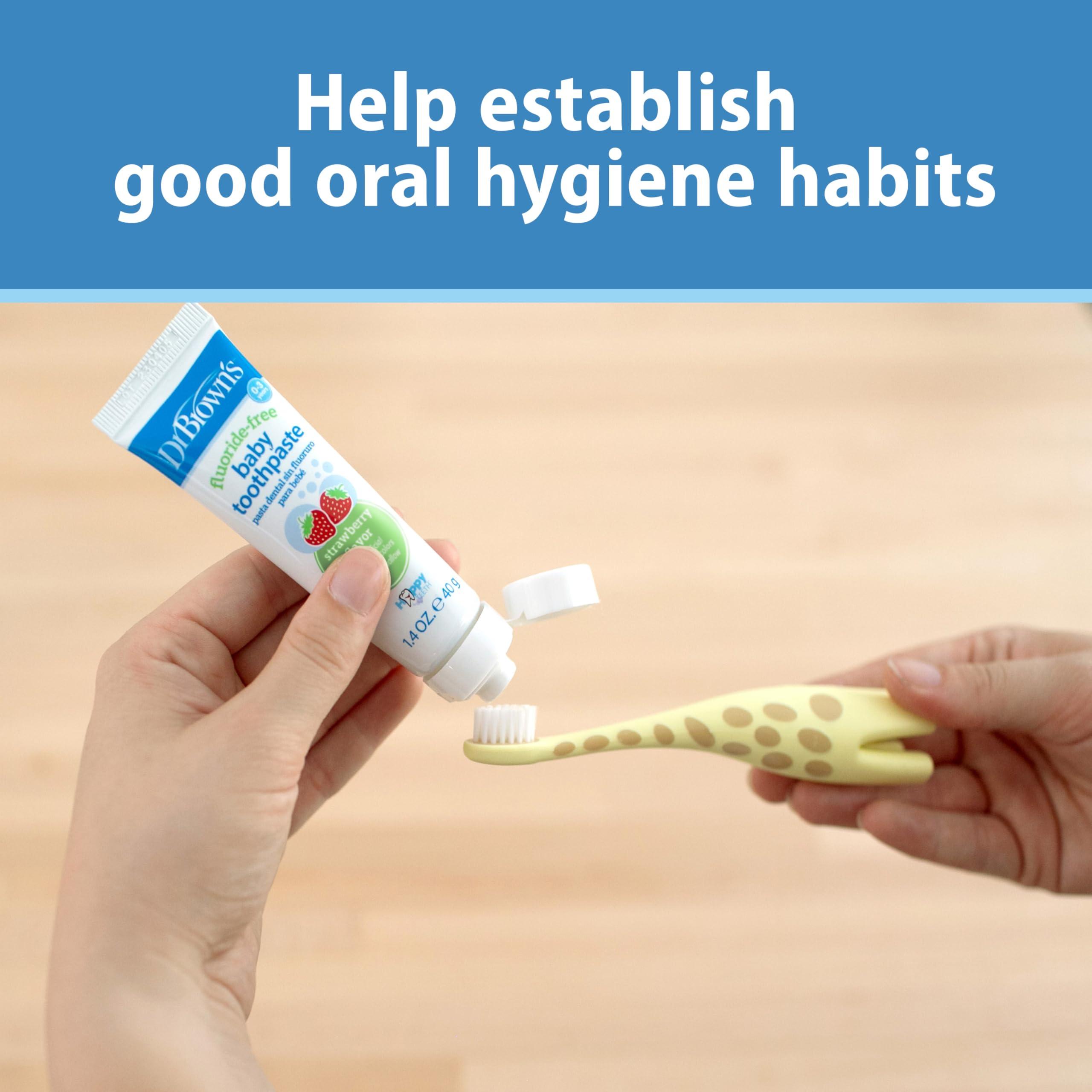 Dr. Brown's Infant-to-Toddler Toothbrush, Giraffe - Image 6