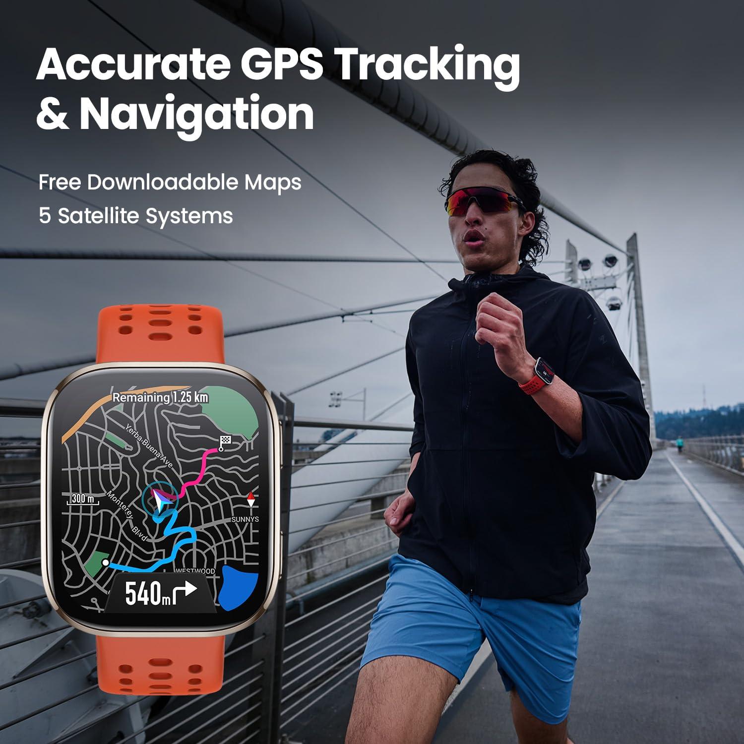 Amazfit Bip 6 Smart Watch 46mm, 14 Day Battery, 1.97" AMOLED Display, GPS & Free Maps, AI, Bluetooth Call & Text, Health, Fitness & Sleep Tracker, 140+ Workout Modes, 5 ATM Water-Resistance, Black - Image 5
