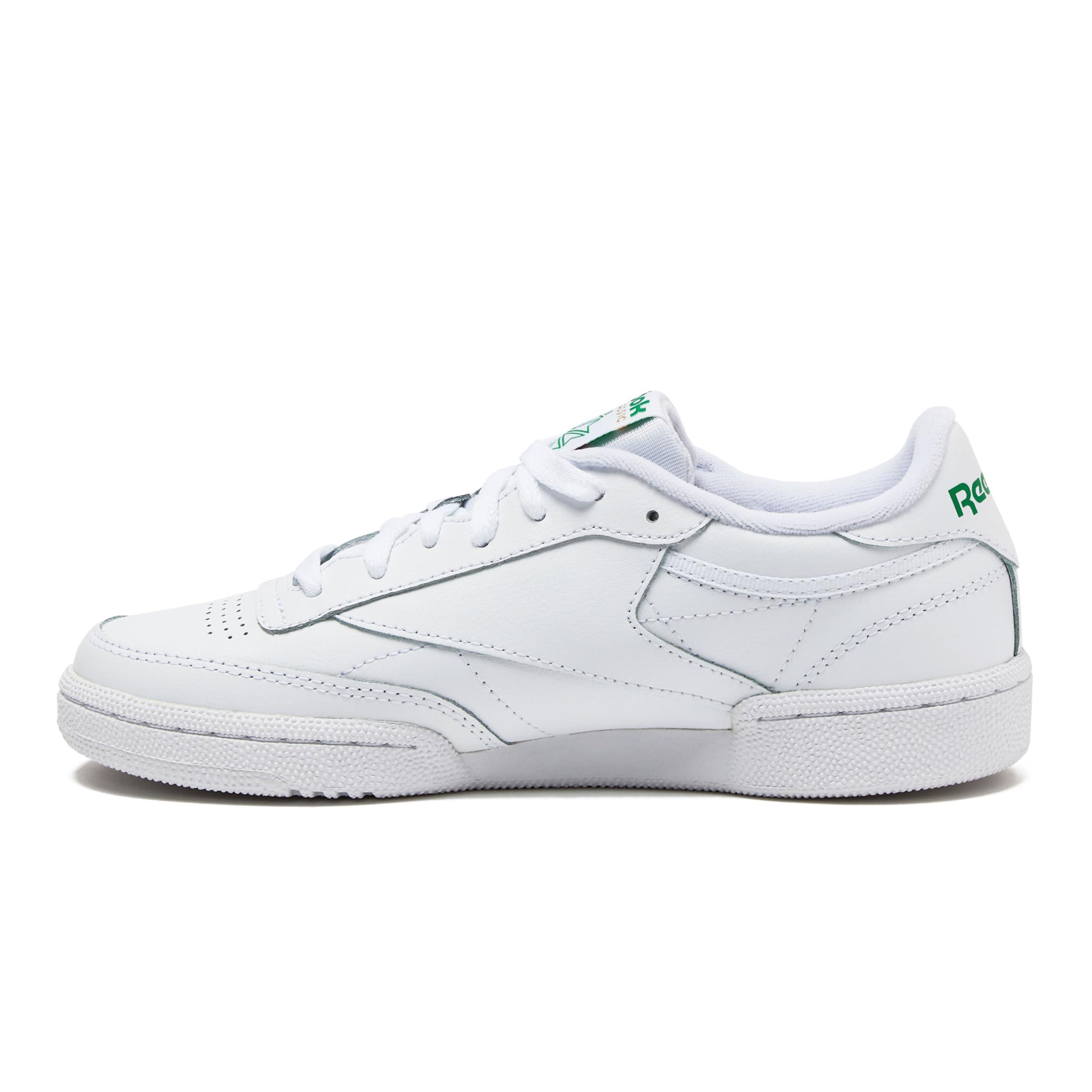 Reebok Men's Club C 85 Tennis Shoes, Casual Fashion White Sneakers - Image 4