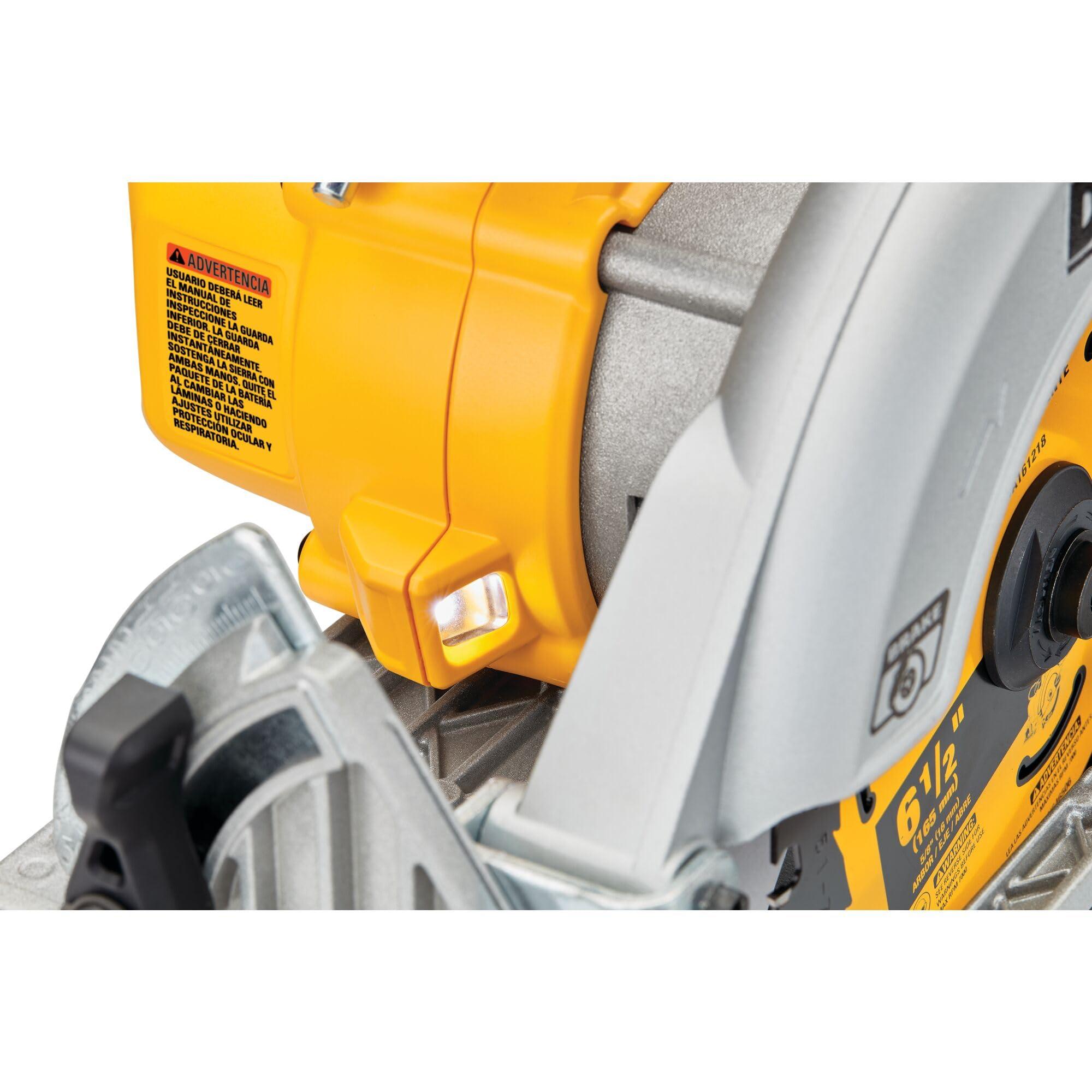 DEWALT 20V MAX* Circular Saw, 6-1/2-Inch, Cordless, Tool Only (DCS565B) - Image 7