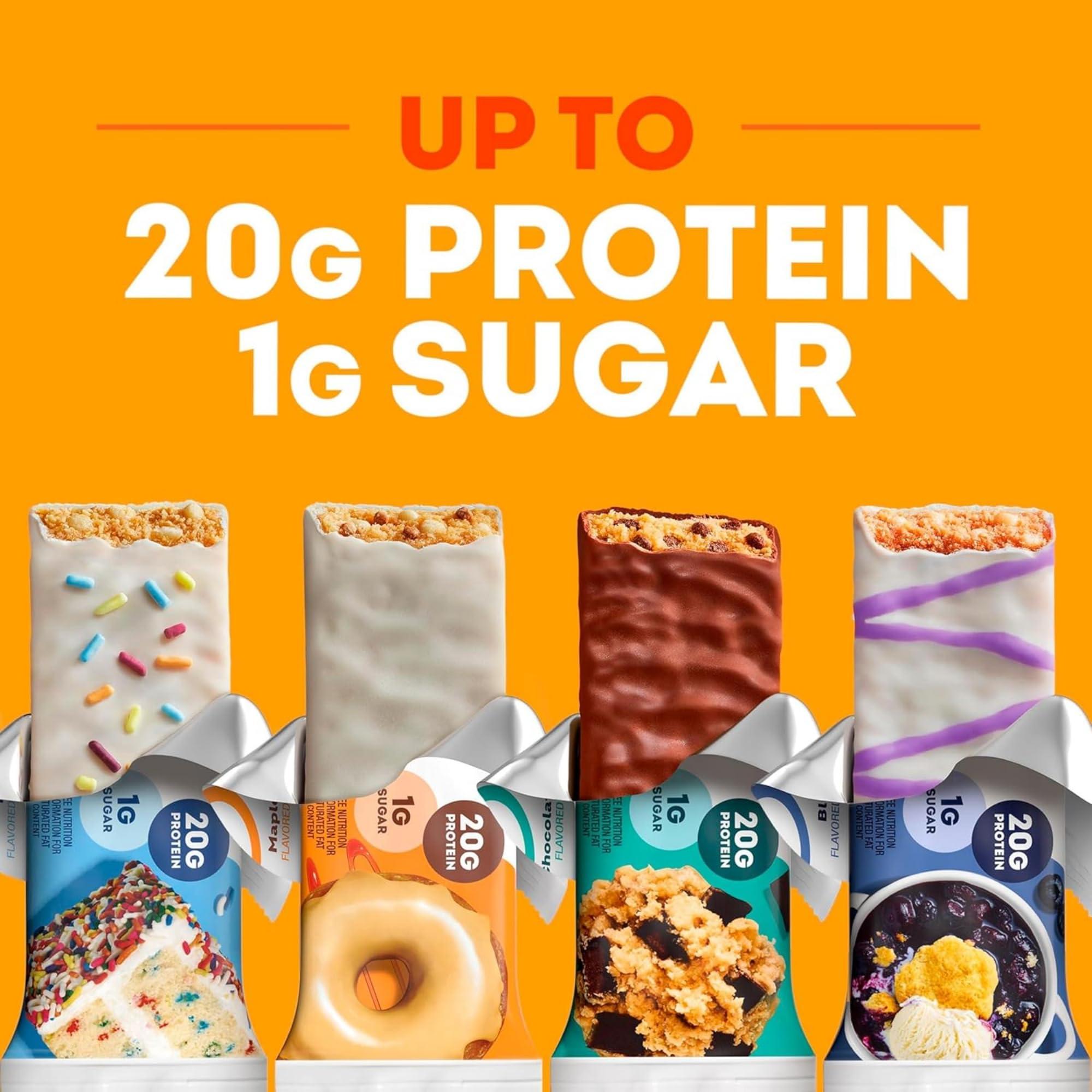 ONE Protein Bars, Peanut Butter Cup, Gluten Free with 20g Protein and 1g Sugar, Pantry Staples, 2.12 oz (12 Count) - Image 7