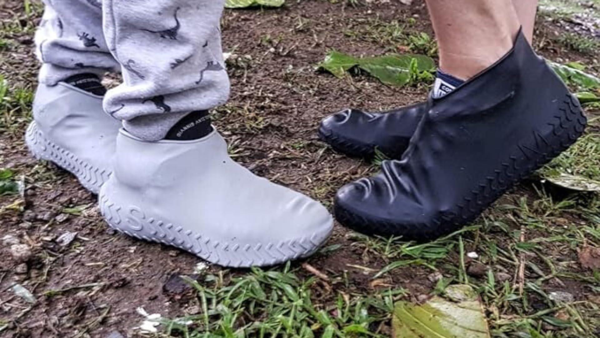 Waterproof Shoe Covers for Kids, Women & Men. Reusable, Anti-Slip, Dustproof & Rainproof Silicone Rubber Overshoes, Rain Footwear Protectors, Outdoor, Cycling, Biking, Walking. Sustainable & BPA Free. - Image 2