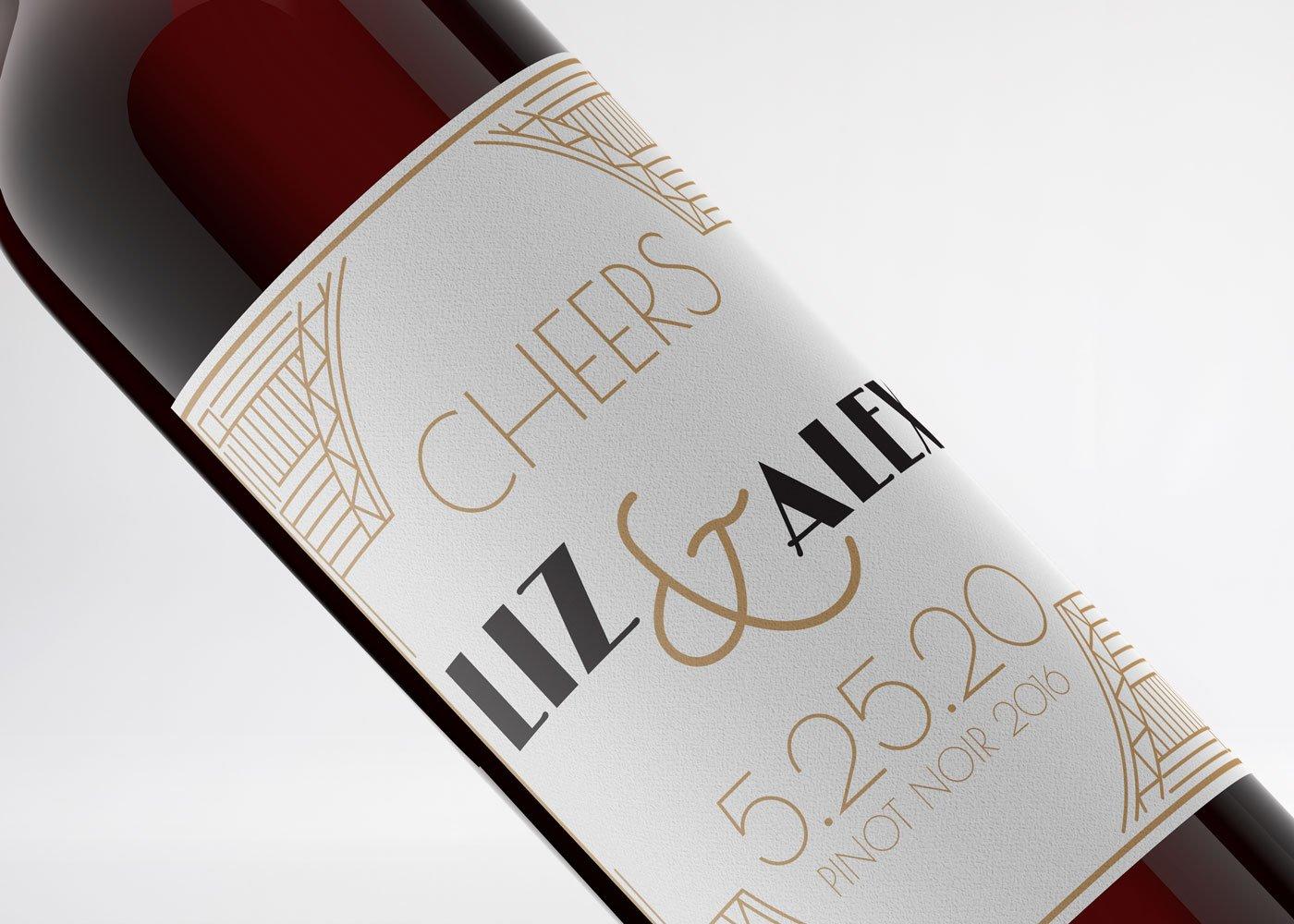 20 Premium Printable Wine Labels, 4x5 inches, Weatherproof and Waterproof White Vinyl, fits Classic Bordeaux, Burgundy, and Champagne Bottles - Image 7