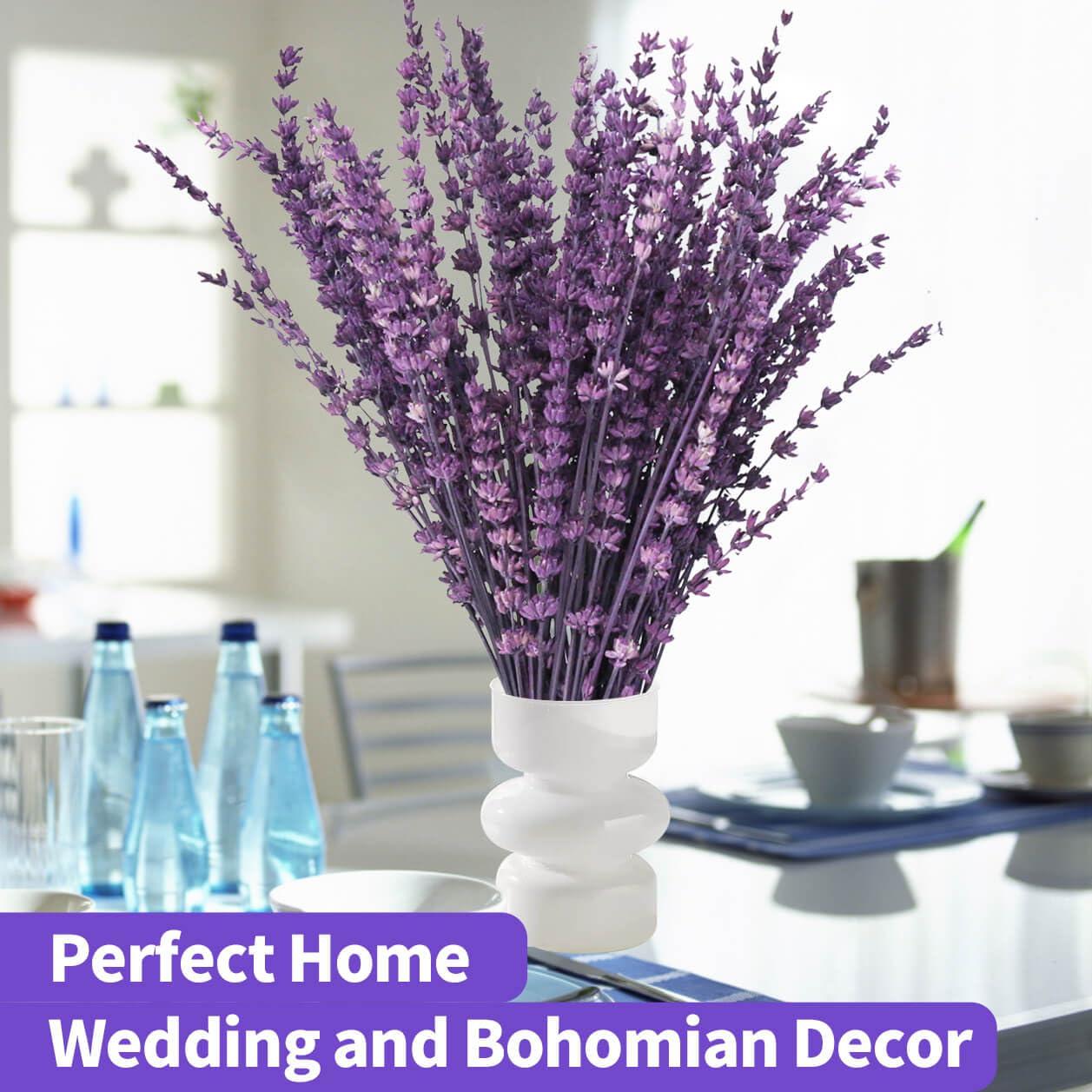Dried Purple Lavender Flowers Bundle-Dried Preserved Lavender Bouquet 15-17" for Shower Weeding Home Vase Decor, Crafts, Aromatherapy, Fragrance, Fresh Silk Dry Live Plants, 50g(1.76oz) - Image 6