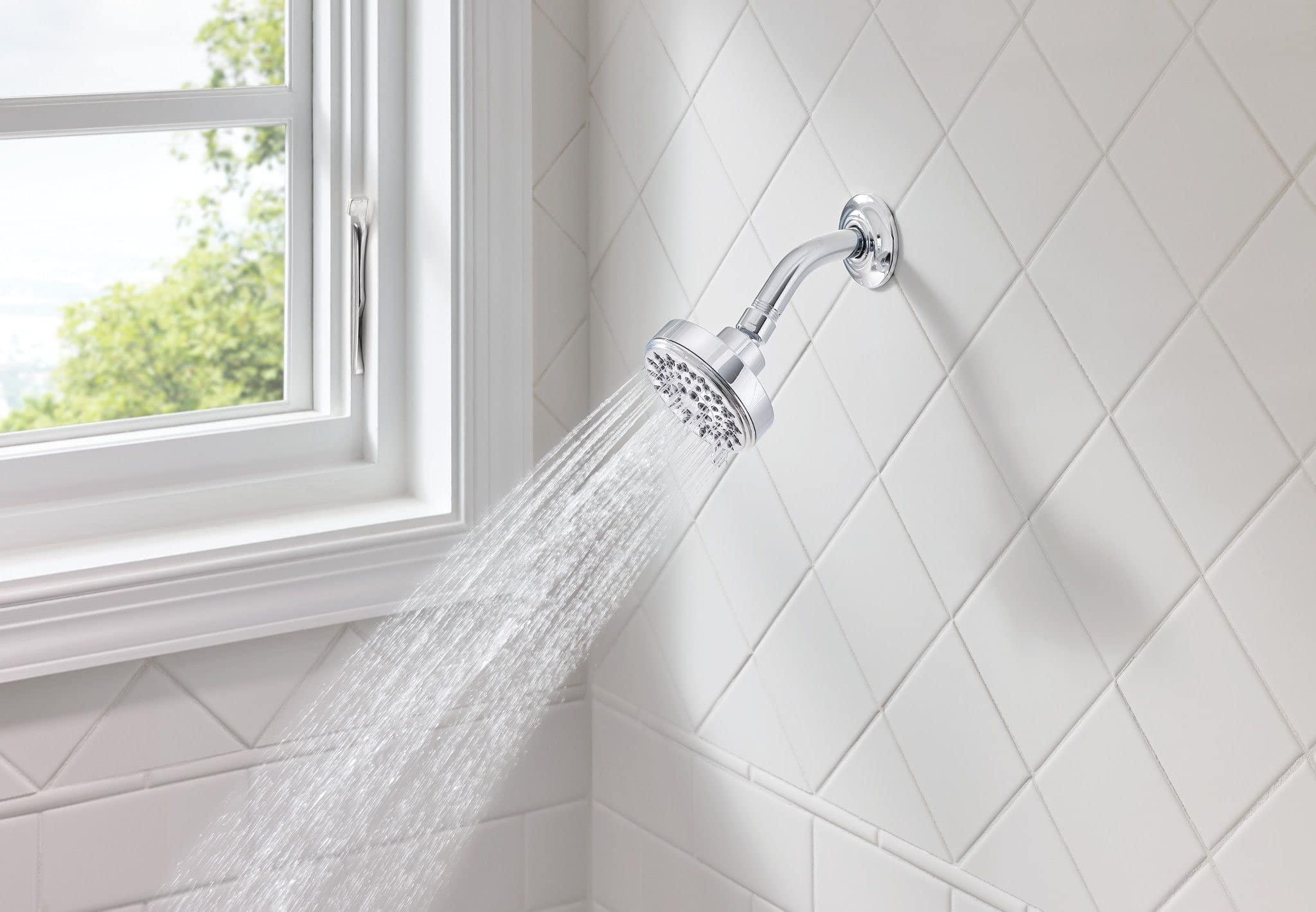 Moen Ignite Chrome Five-function Shower Head With 2.5 GPM High-Pressure Spray, 20090 - Image 3
