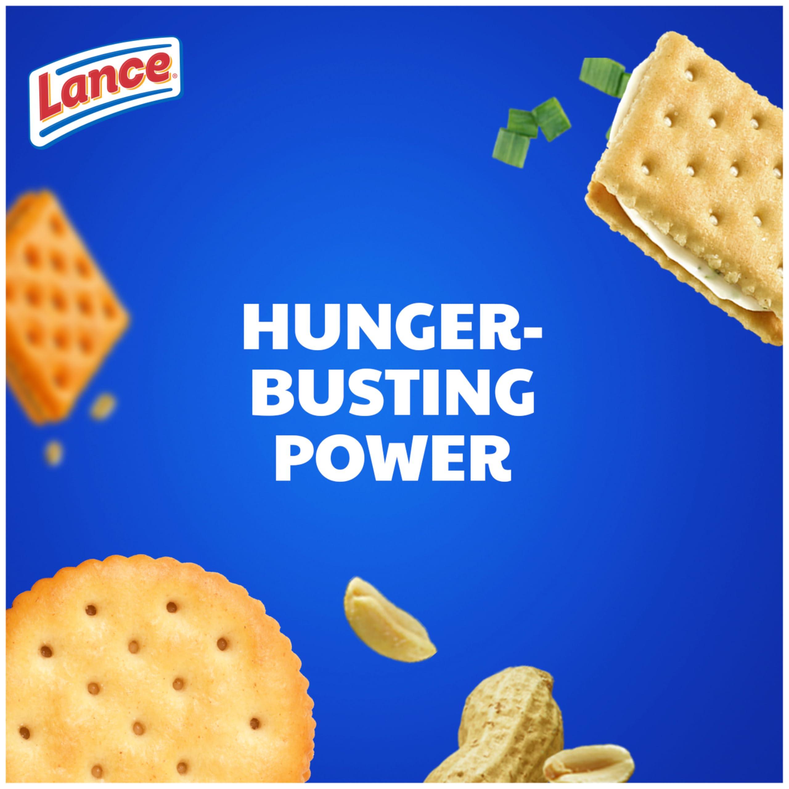 Lance Sandwich Crackers, Variety Pack, 3 Flavors, 20 Individually Wrapped Packs, 6 Sandwiches Each - Image 4