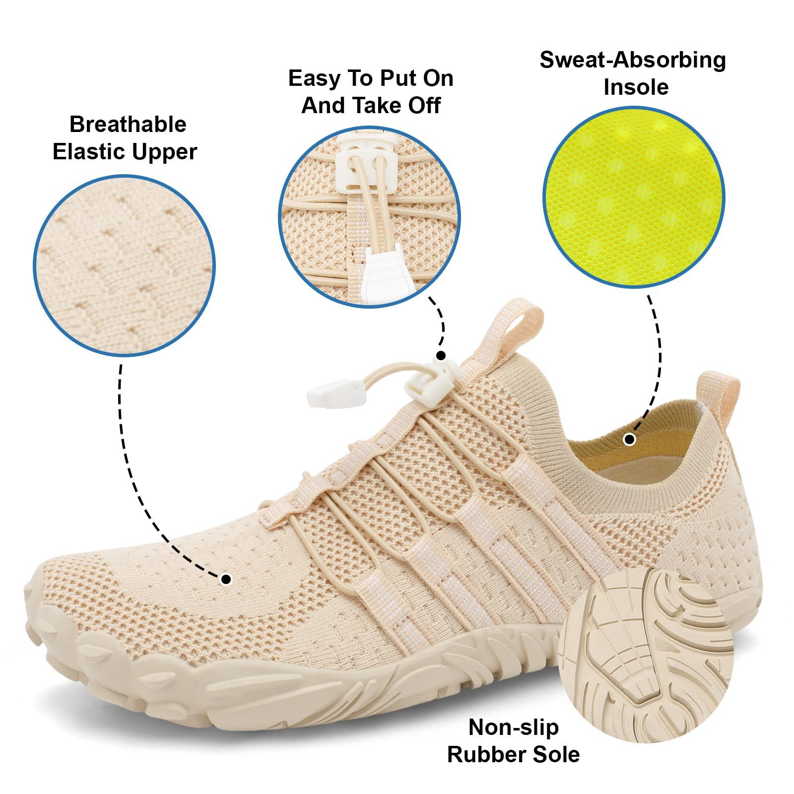XIHALOOK Athletic Hiking Water Shoes Womens Mens Quick Dry Barefoot for Beach Walking Kayaking Surfing Training - Image 2