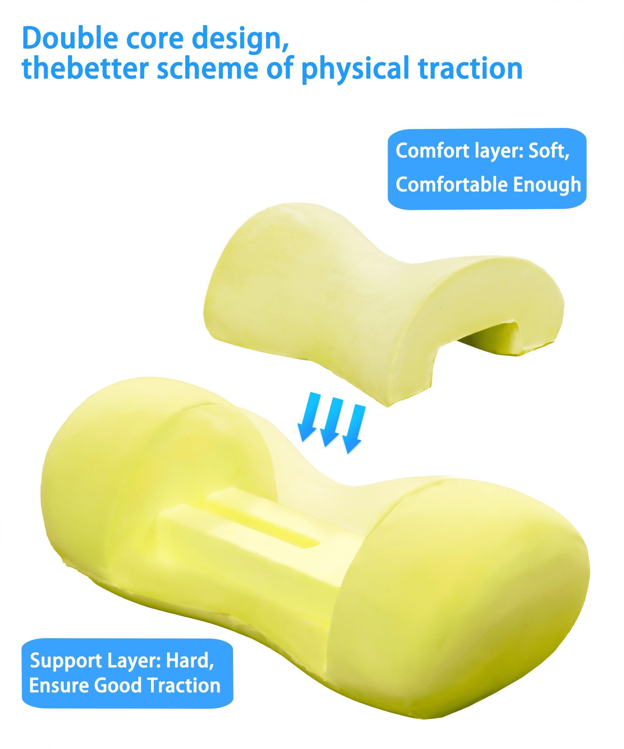 Bespilow Small Neck Roll Pillow,Say Goodbye to Neck Pain, Cervical Memory Foam Pillow for Tension Muscle Relief, Contour Support, Shoulder Pain Relaxer with Breathable Pillowcase, Odorless - Image 2